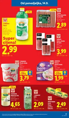 ZVIJEZDA Majoneza XXL, 620 g - Pregled kataloga iz trgovine Lidl, vrijedi od 14.09.2026 | Stranica: 17
