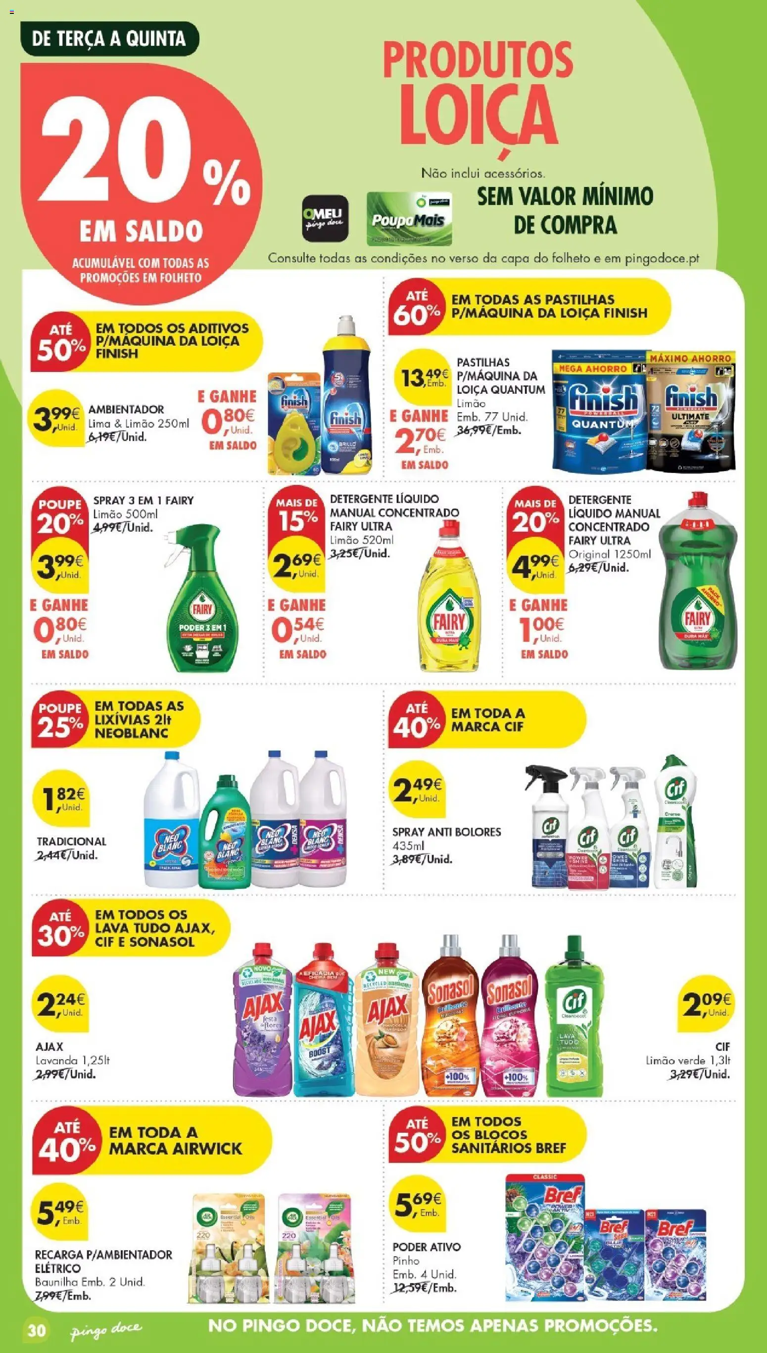 Pingo Doce Poupe Esta Semana Madeira │ válido de 01/09/2026 | Página: 30 | Produtos: Baunilha, Detergente, Ambientador, Lima