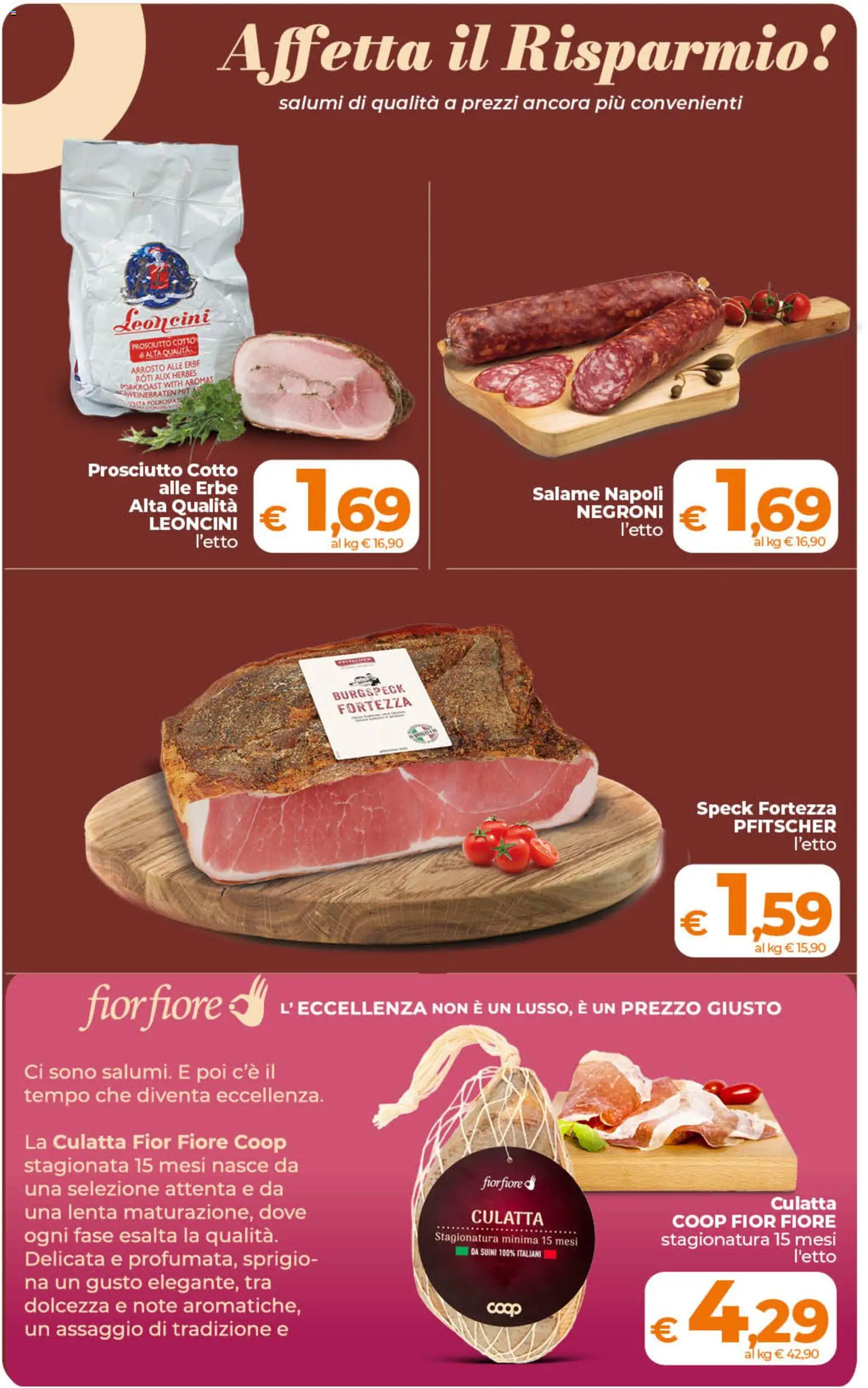 Volantino Ipercoop del 07.05.2026 | Pagina: 25 | Prodotti: Arrosto, Prosciutto Cotto, Salame, Prosciutto