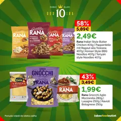 Žabac Katalog - Pregled kataloga iz trgovine Žabac, vrijedi od 01.06.2026 | Stranica: 5 | Proizvodi: Lasagne, Mozzarella, Ravioli