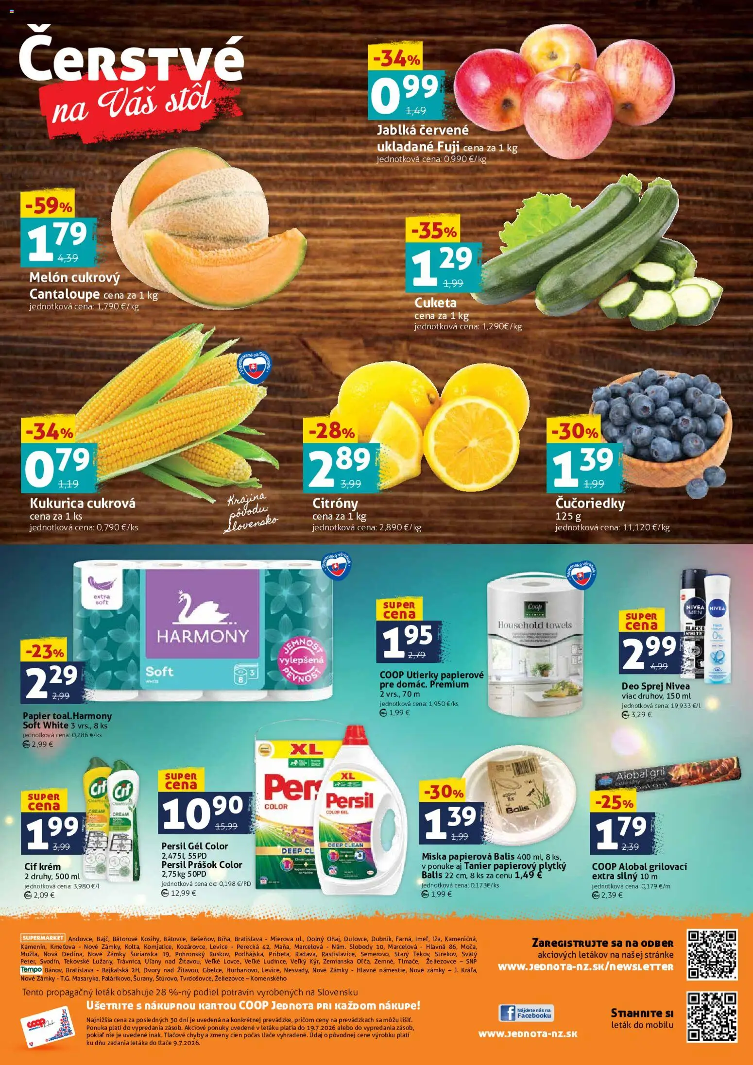 Nové COOP Jednota akcie – leták je platný od 17.07.2026 | Strana: 4