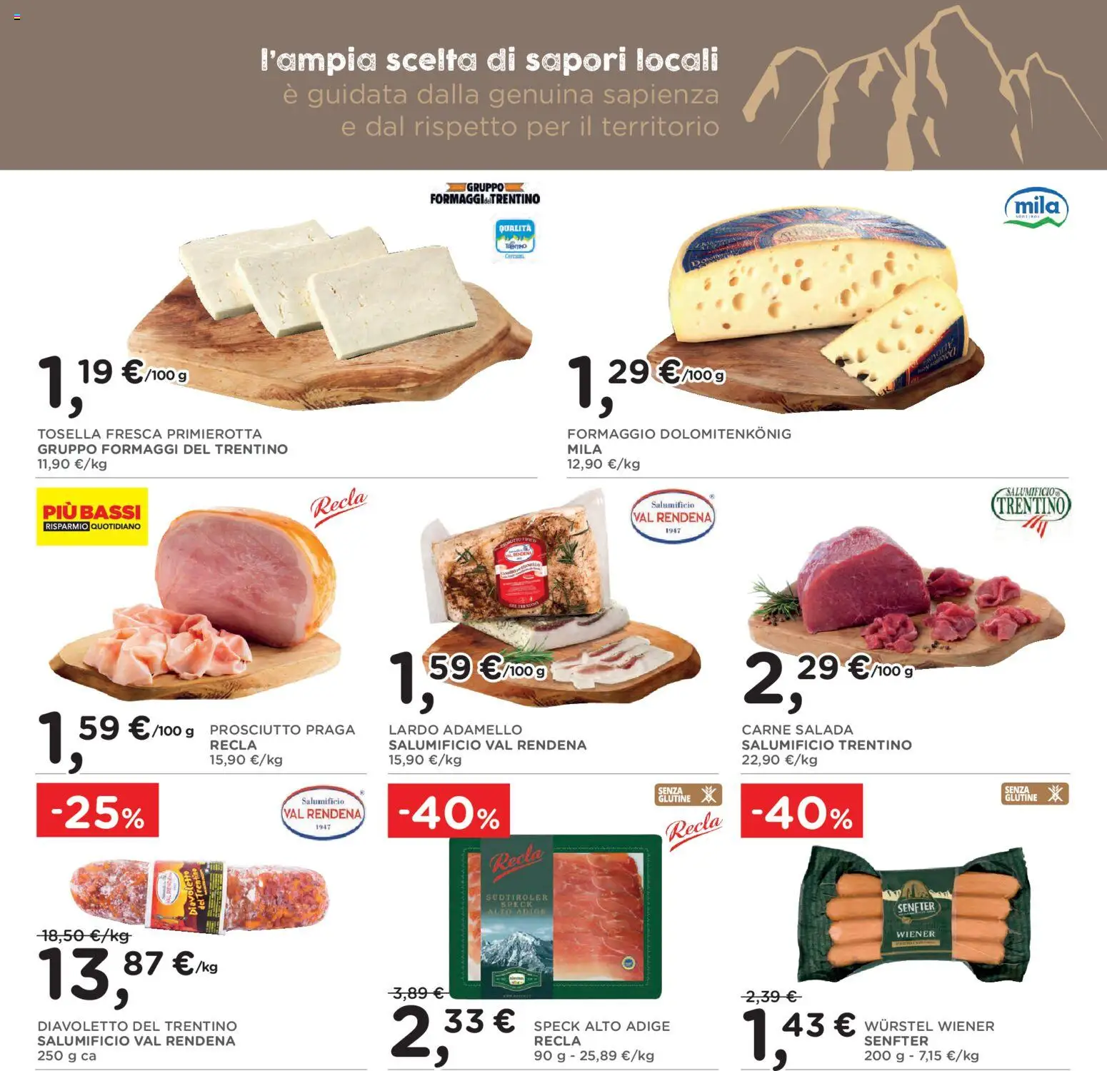 Volantino Poli del 20.05.2026 | Pagina: 3 | Prodotti: Speck, Formaggio, Prosciutto, Wurstel