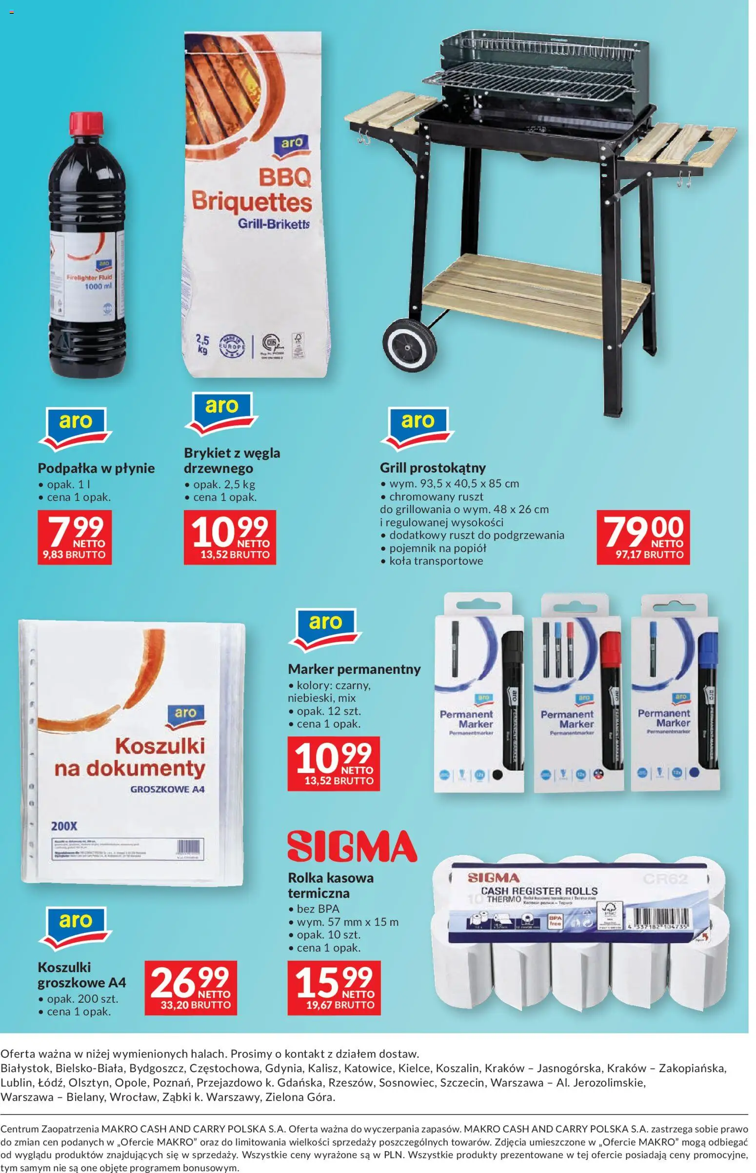 Makro gazetka - Dystrybucja do sklepów od 04.08.2026 | Strona: 52 | Produkty: Grill, Ruszt