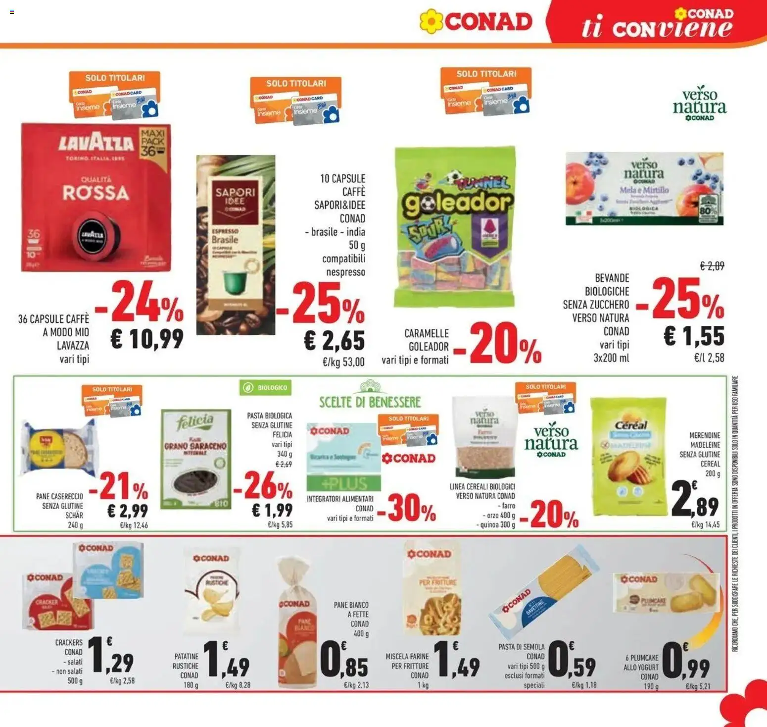 Volantino Conad del 03/06/2026 | Pagina: 33 | Prodotti: Caramelle, Cereali, Zucchero, Farro