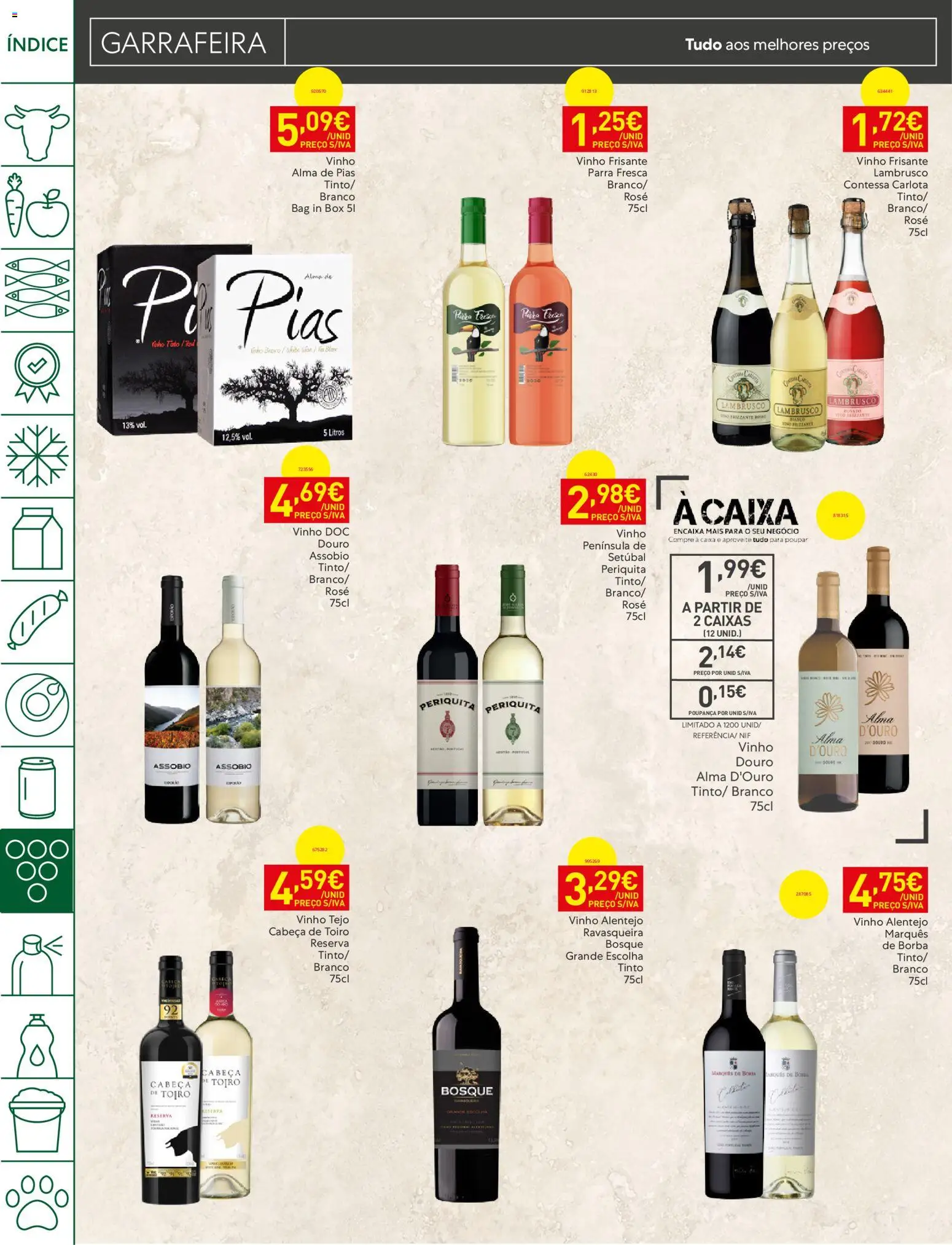 Recheio folheto Madeira │ válido de 25/08/2026 | Página: 26 | Produtos: Caixa, Vinho