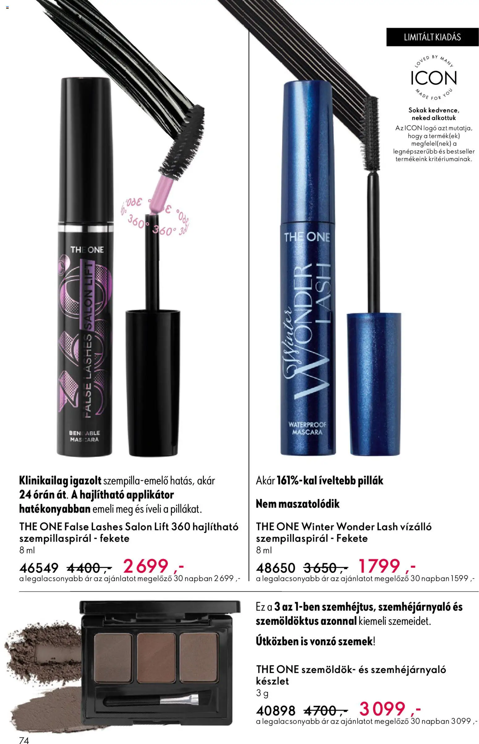 Oriflame akciós ujság - amely érvényes a következő dátumtól: 27.05.2026 | Oldal: 74 | Termékek: Szempillaspirál, Applikátor