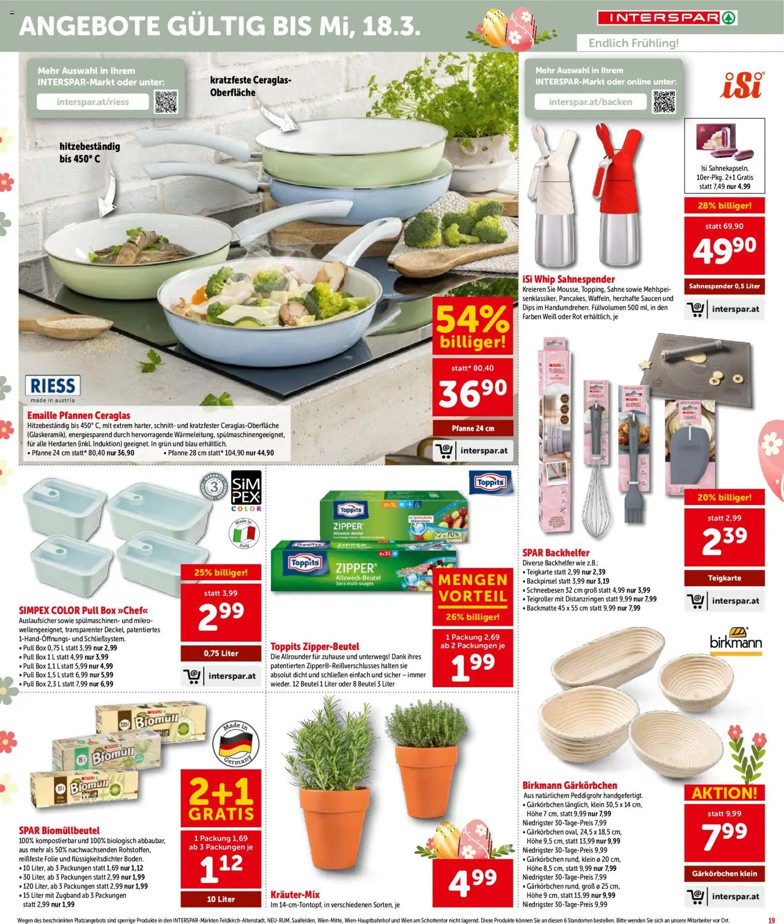 Interspar Flugblatt - Vorarlberg gültig ab 26.02.2026 | Seite: 20 | Produkte: Sahne, Box