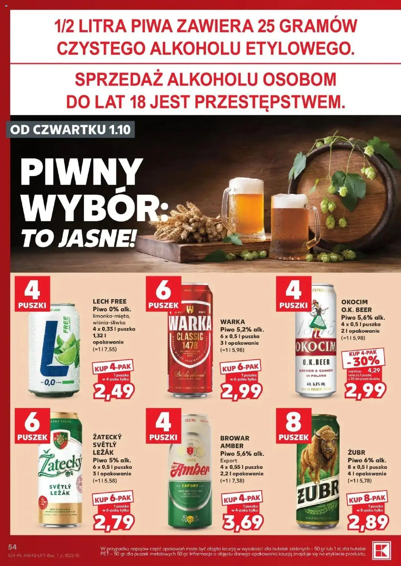 Kaufland gazetka od 01.10.2026 - od jutra PDF | Strona: 54