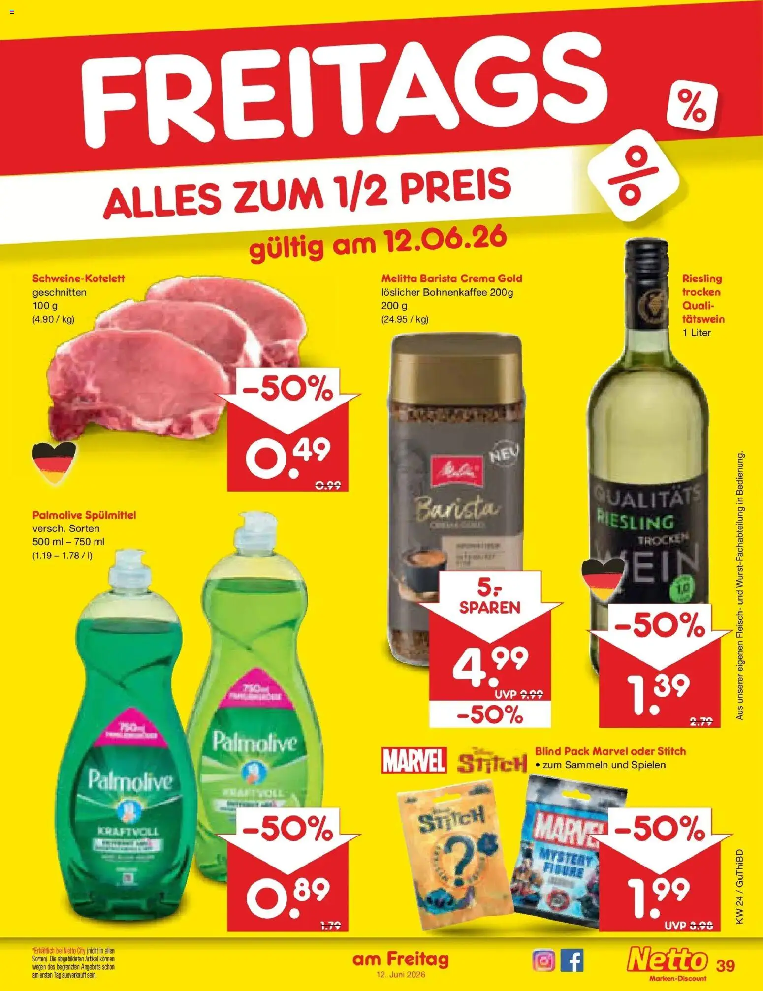 Netto Marken-Discount Prospekt Thiendorf – gültig ab 08.06.2026 | Seite: 59 | Produkte: Melitta, Fleisch