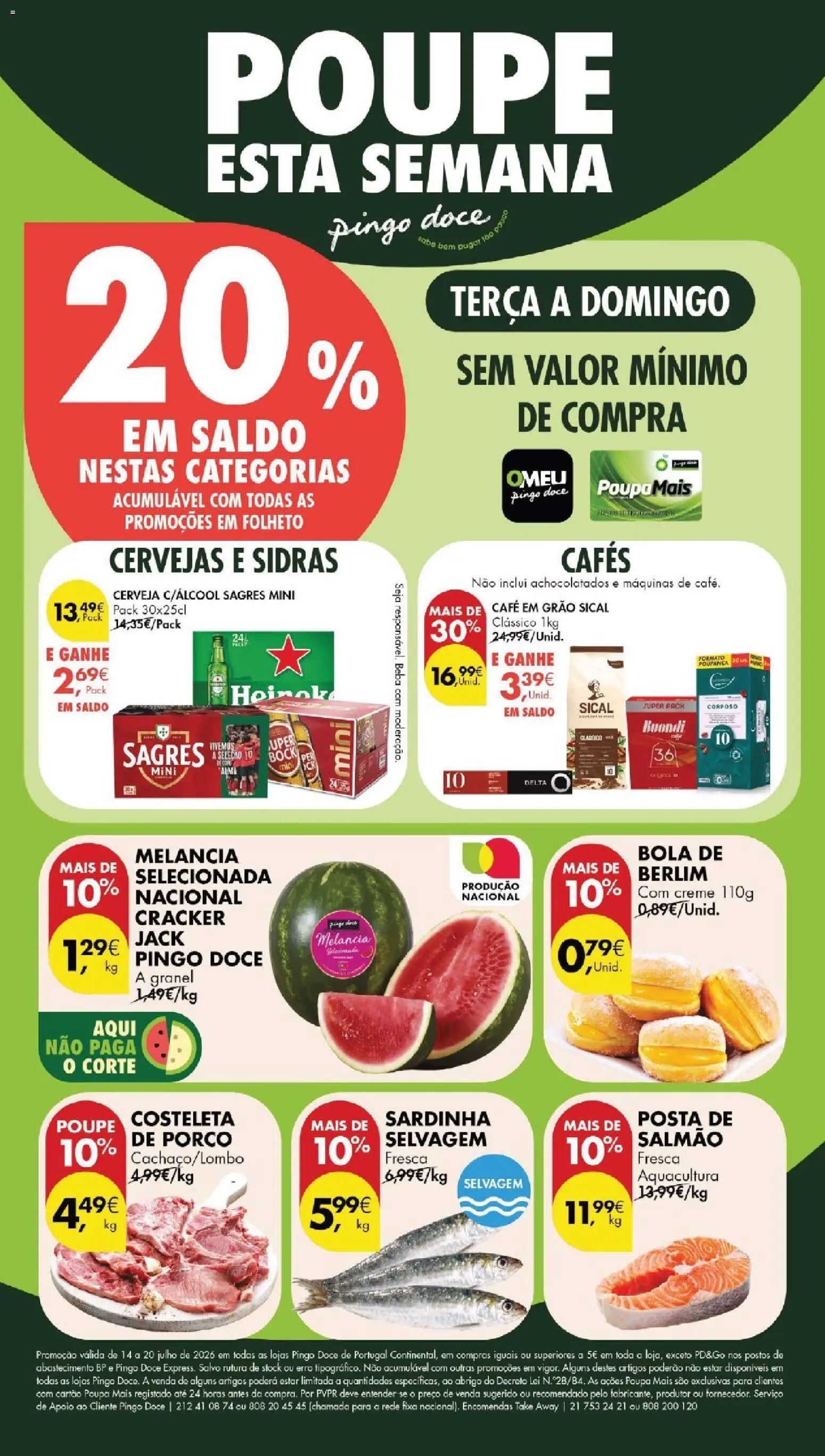 Pingo Doce folheto │ válido de 14/07/2026 | Página: 1