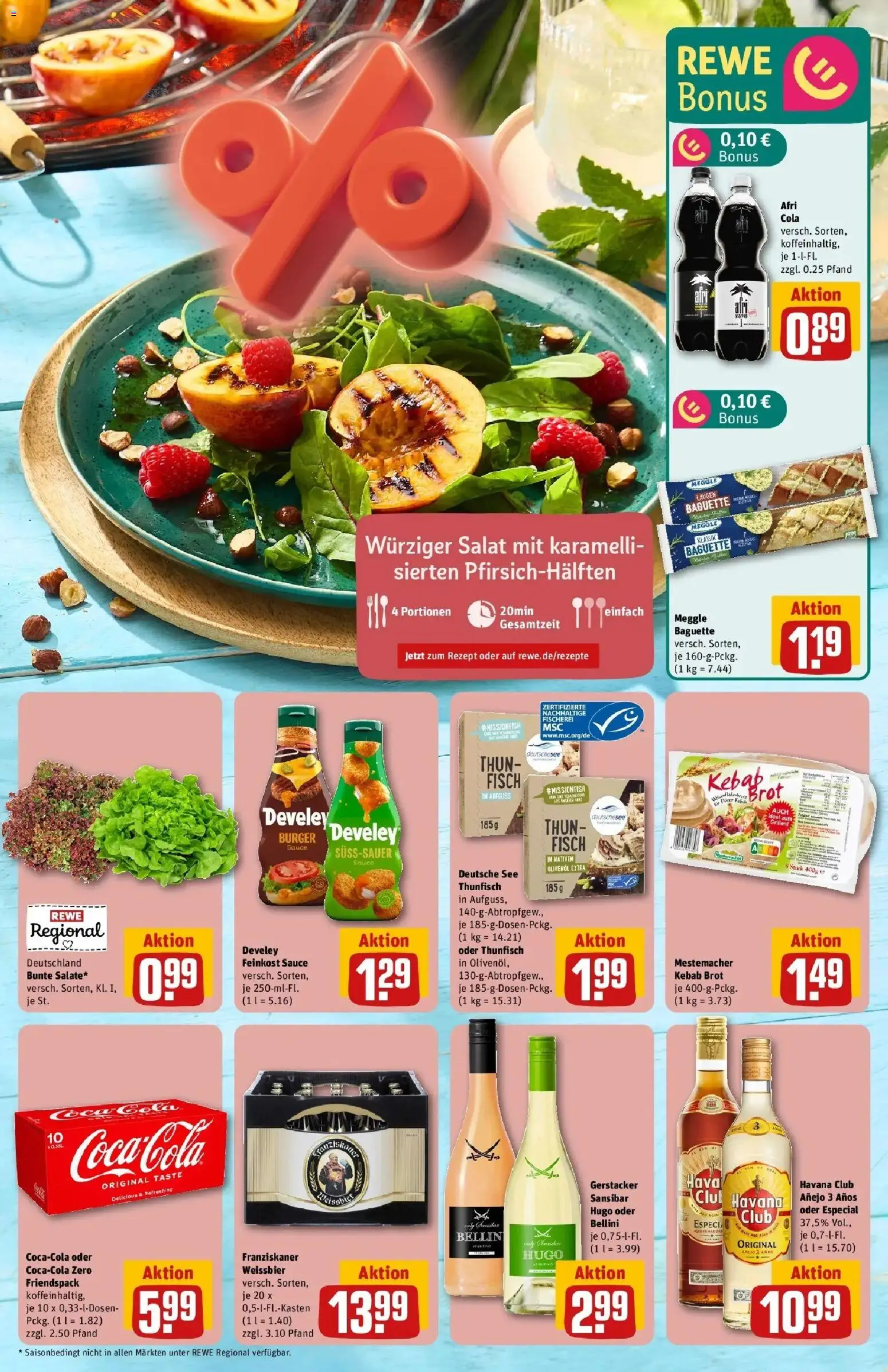 Rewe Prospekt Dortmund – gültig ab 17.05.2026 | Seite: 17 | Produkte: Havana club, Cola, Brot, Salat