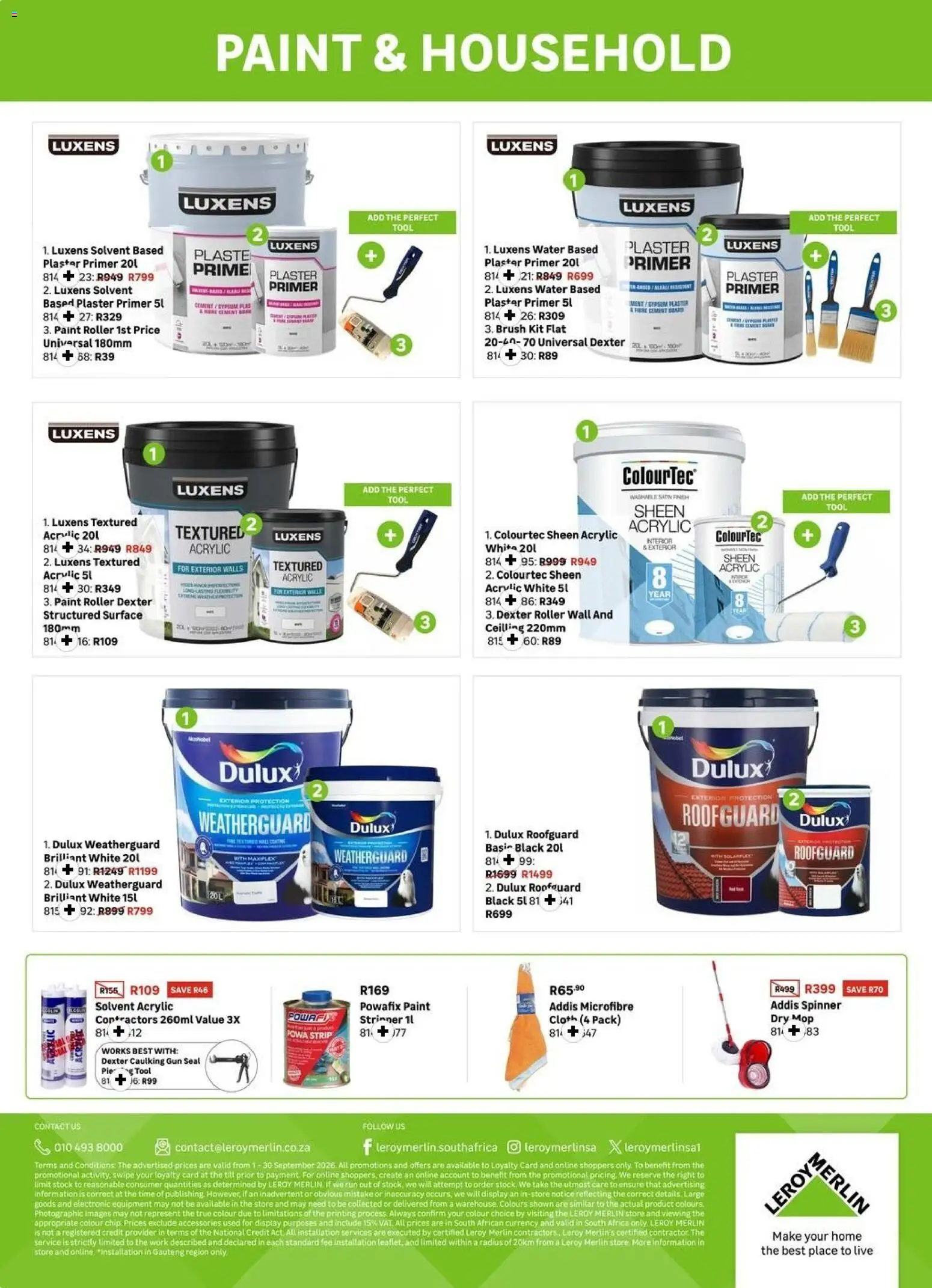 New Leroy Merlin catalogue – valid from 01/09/2026 | Page: 16