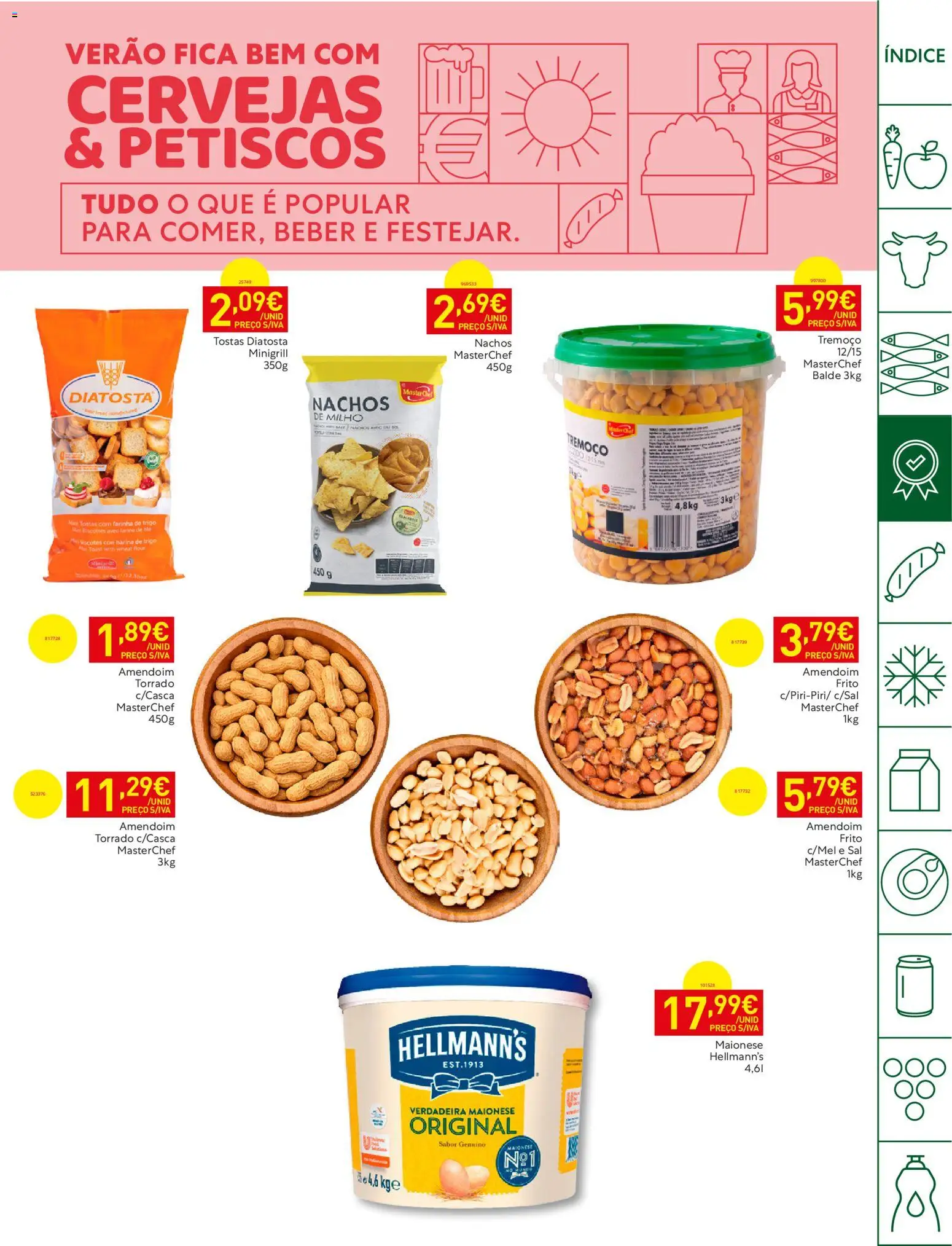 Recheio - Horeca Bons Negócios Madeira │ válido de 09.06.2026 | Página: 11 | Produtos: Tostas, Sal, Maionese, Milho
