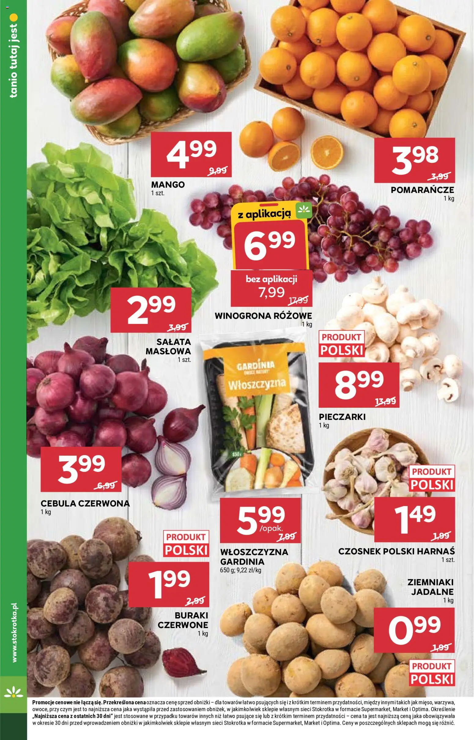 Stokrotka gazetka - Market od 08.10.2026 | Strona: 12 | Produkty: Pieczarki, Włoszczyzna, Pomarańcze, Buraki czerwone