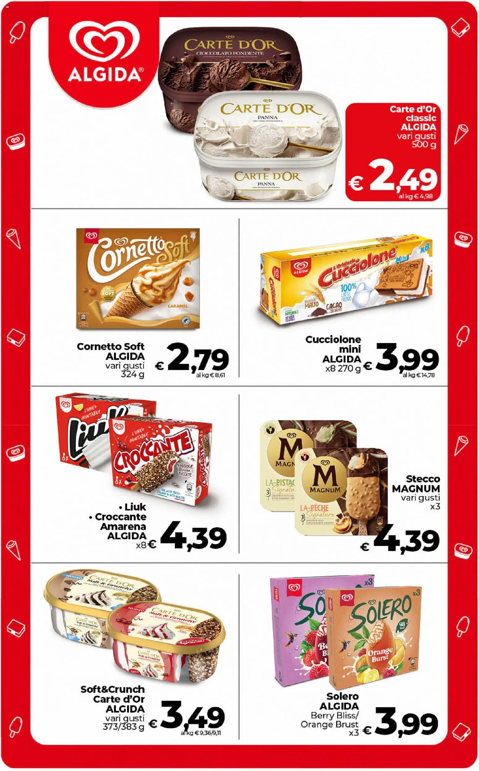 Volantino COOP del 31/07/2026 | Pagina: 24 | Prodotti: Cioccolato, Panna, Latte, Cacao