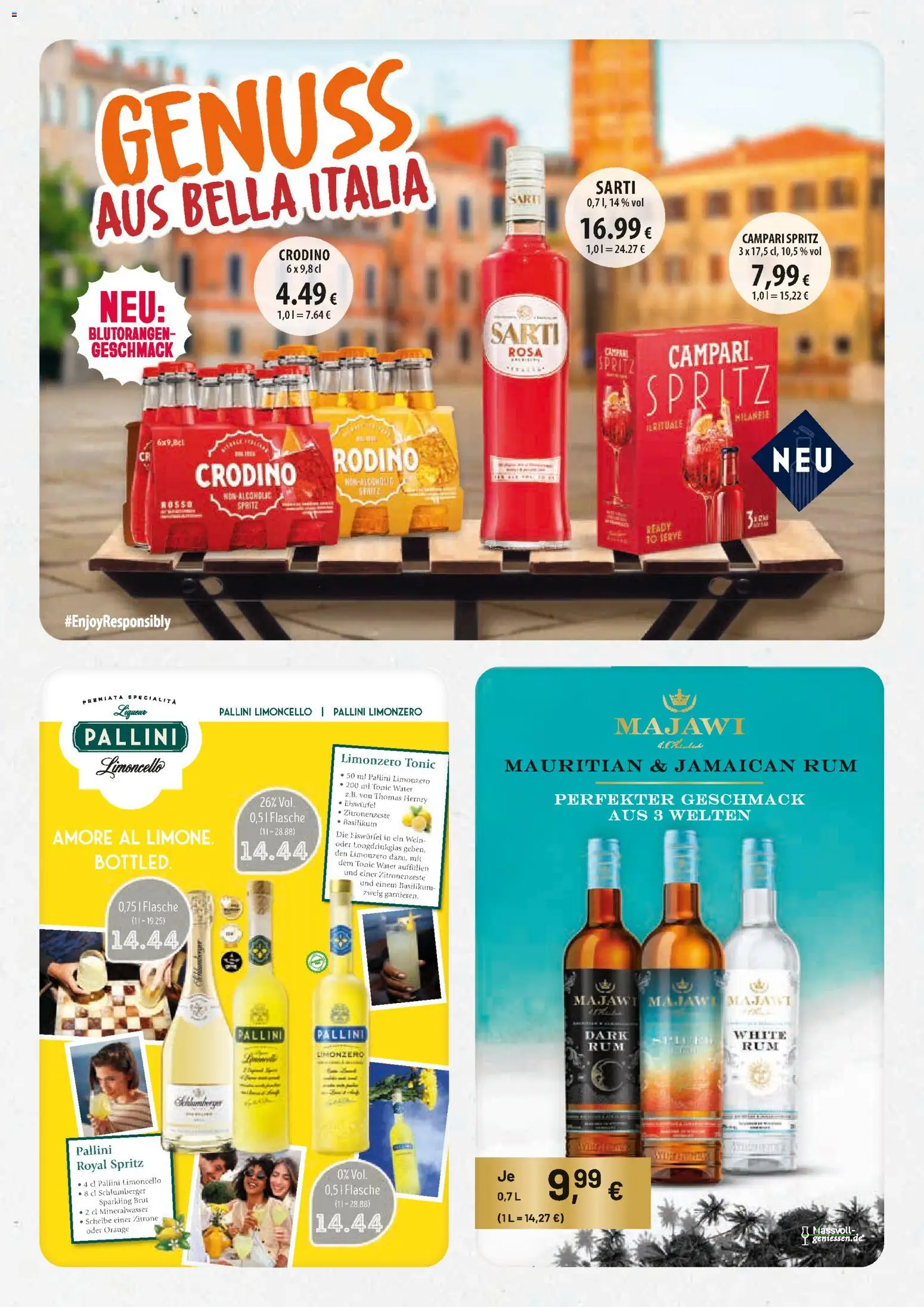 Edeka Struve Prospekt – gültig ab 01.06.2026 | Seite: 17 | Produkte: Campari, Rum, Mineralwasser, Wein
