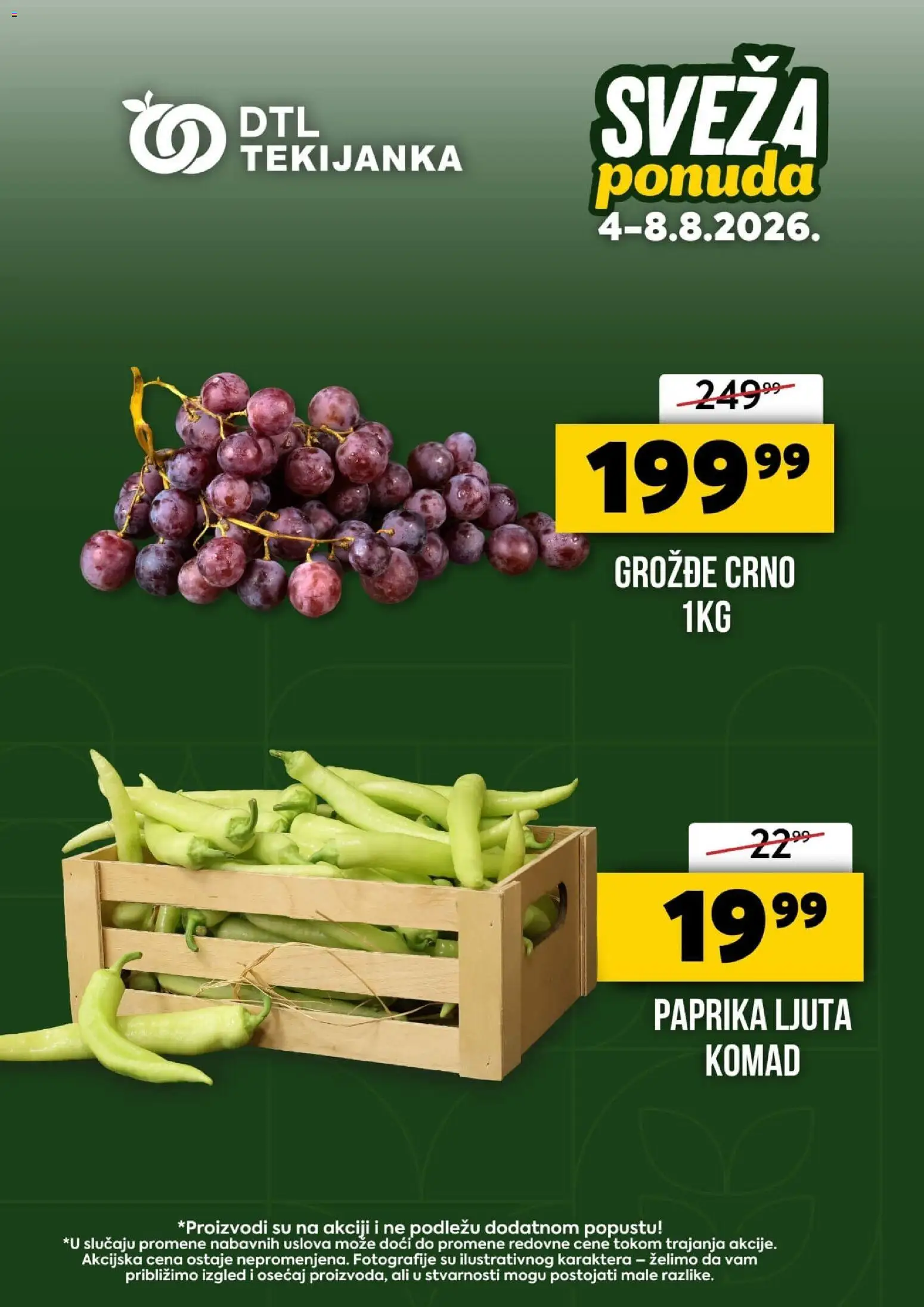 Tekijanka katalog - važi od 04.08.2026 | Strana: 1 | Proizvode: Paprika