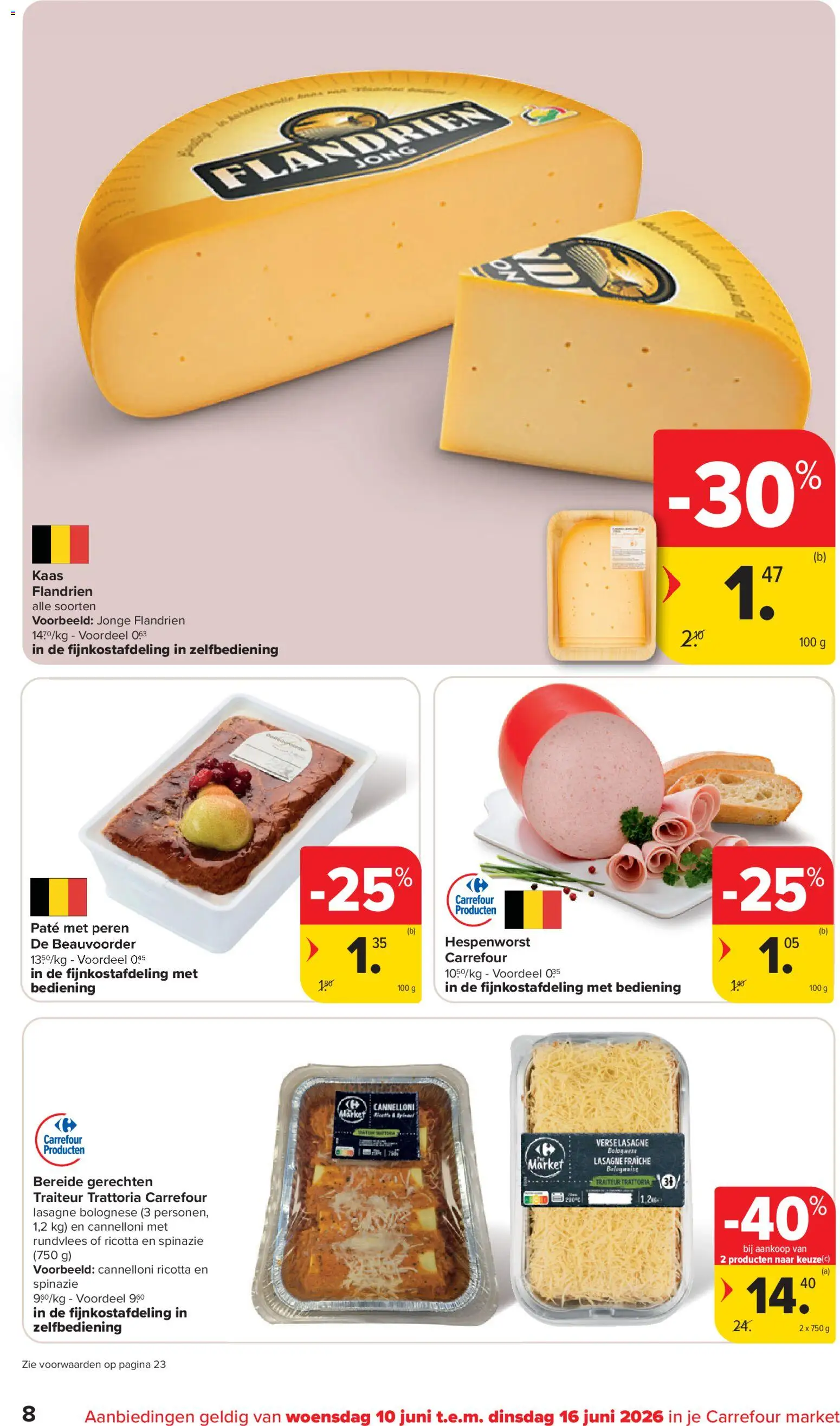 {H1} | Pagina: 8 | Producten: Ricotta, Rundvlees, Spinazie, Kaas