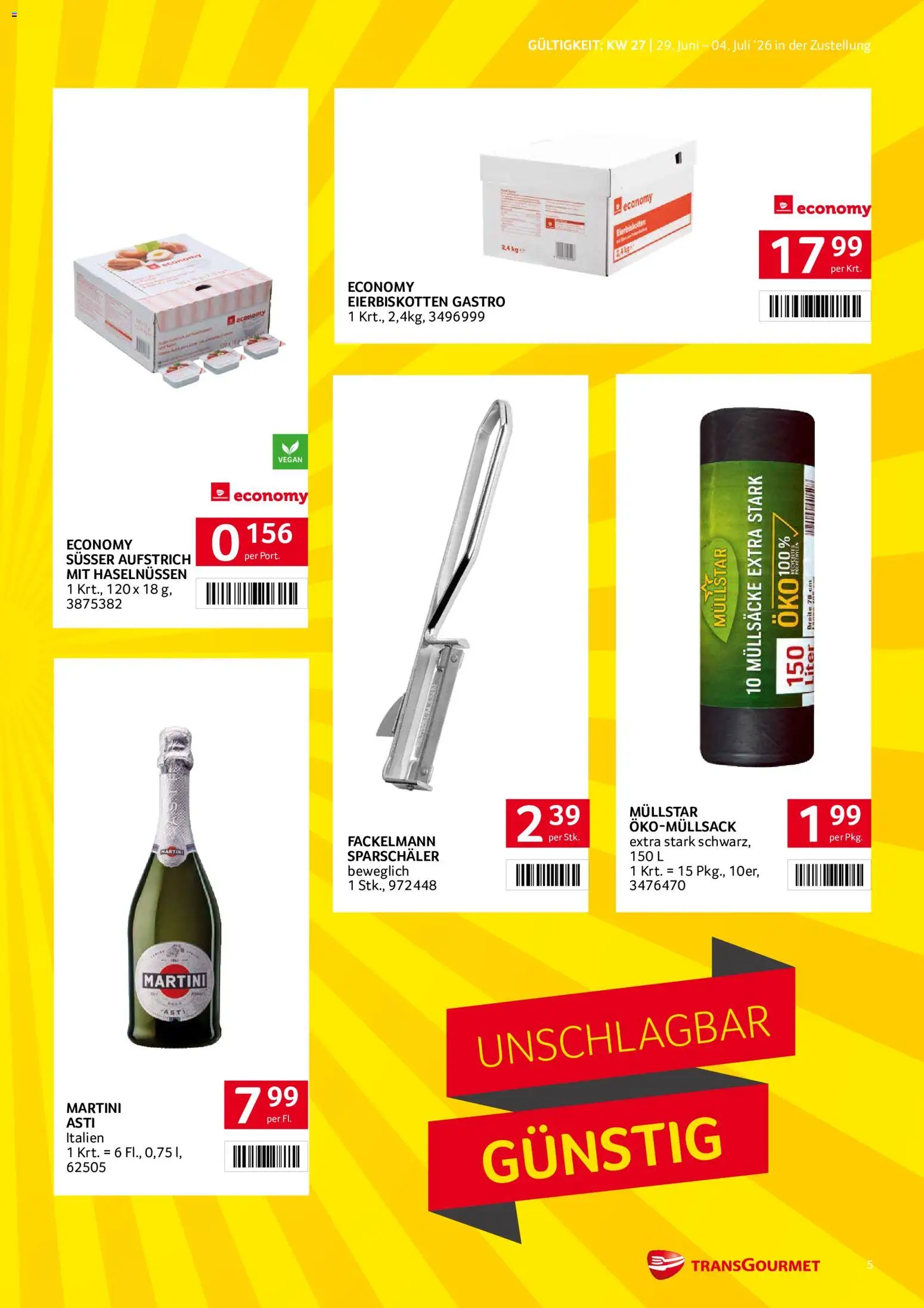 Transgourmet Zustellaktion gültig ab 29.06.2026 | Seite: 5