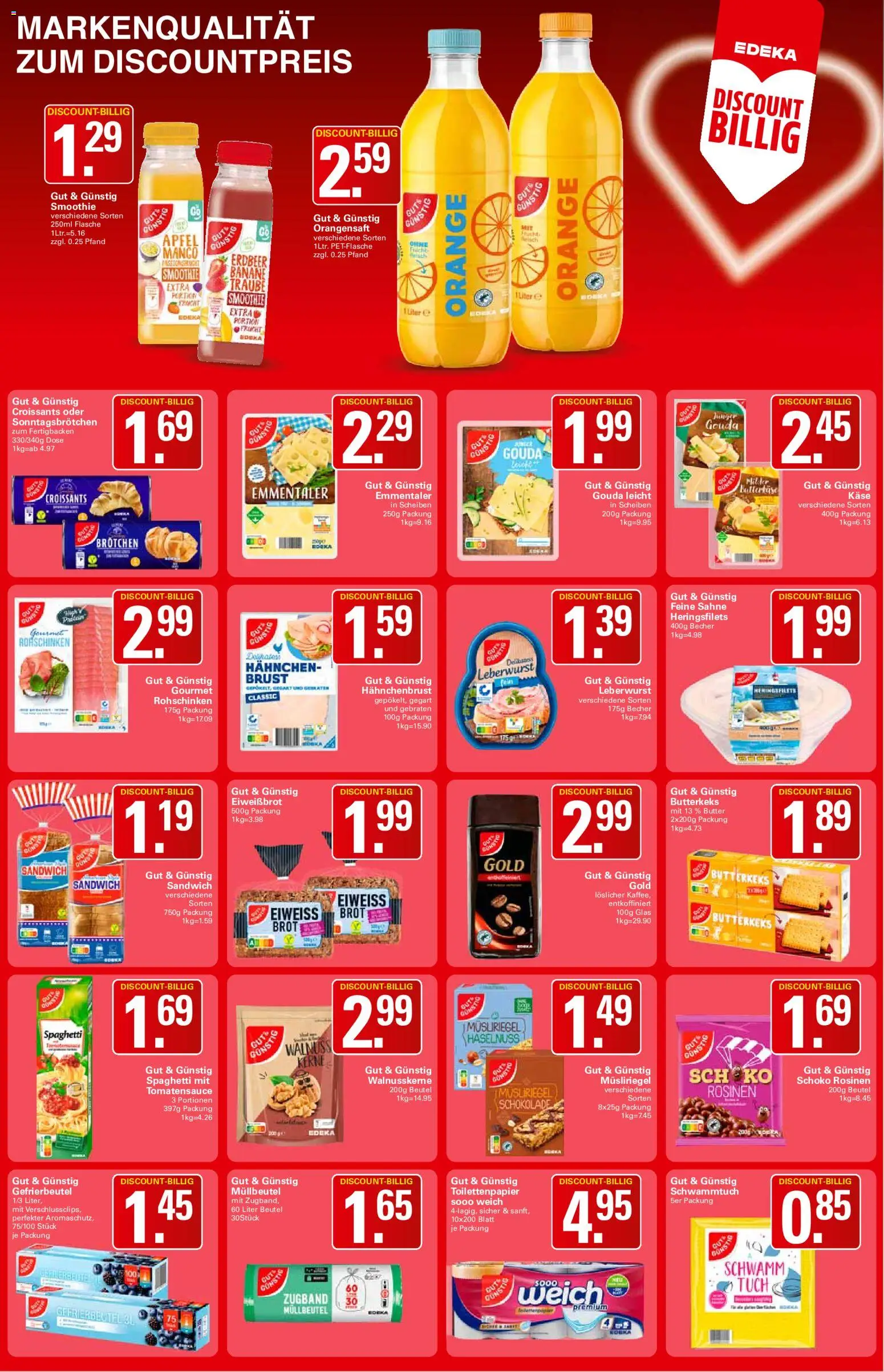 WEZ Prospekt – gültig ab 24.08.2026 | Seite: 15 | Produkte: Käse, Spaghetti, Äpfel, Sahne