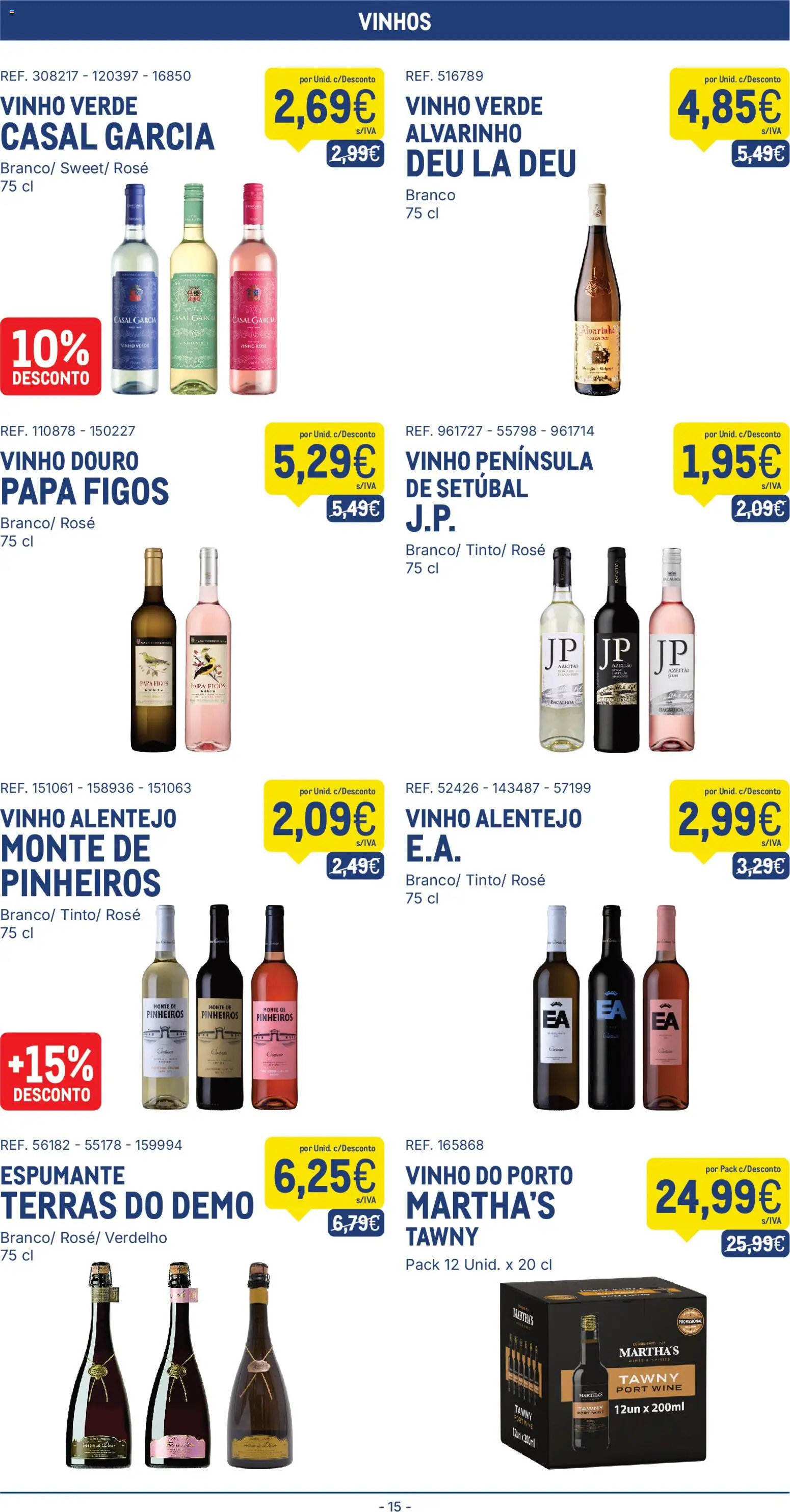 Makro folheto │ válido de 16.06.2026 | Página: 15 | Produtos: Espumante, Louro, Vinho