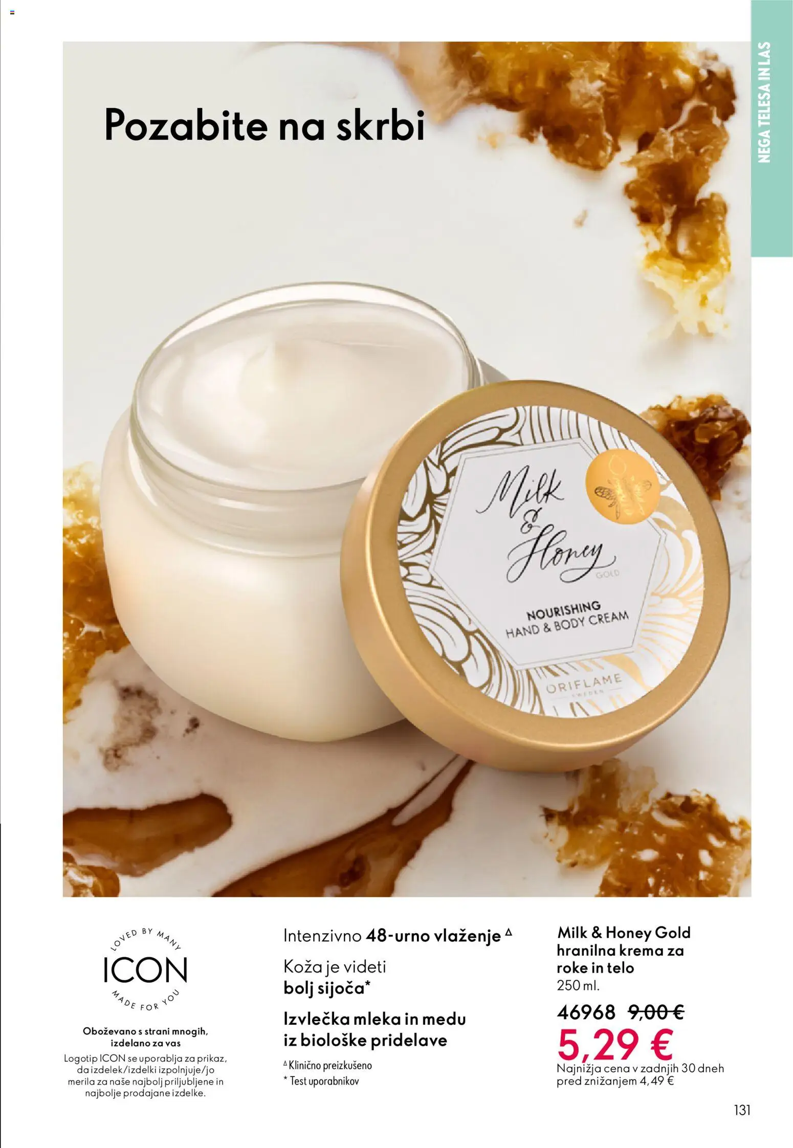 Novi Oriflame katalog ponudbe – veljaven od 03.06.2026 | Stran: 131 | Izdelki: Krema, Krema za roke