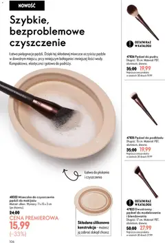 Pogląd oferty "Oriflame Katalog 13 2026" - ważna od 09.09.2026 | Strona: 106 | Produkty: Pędzel