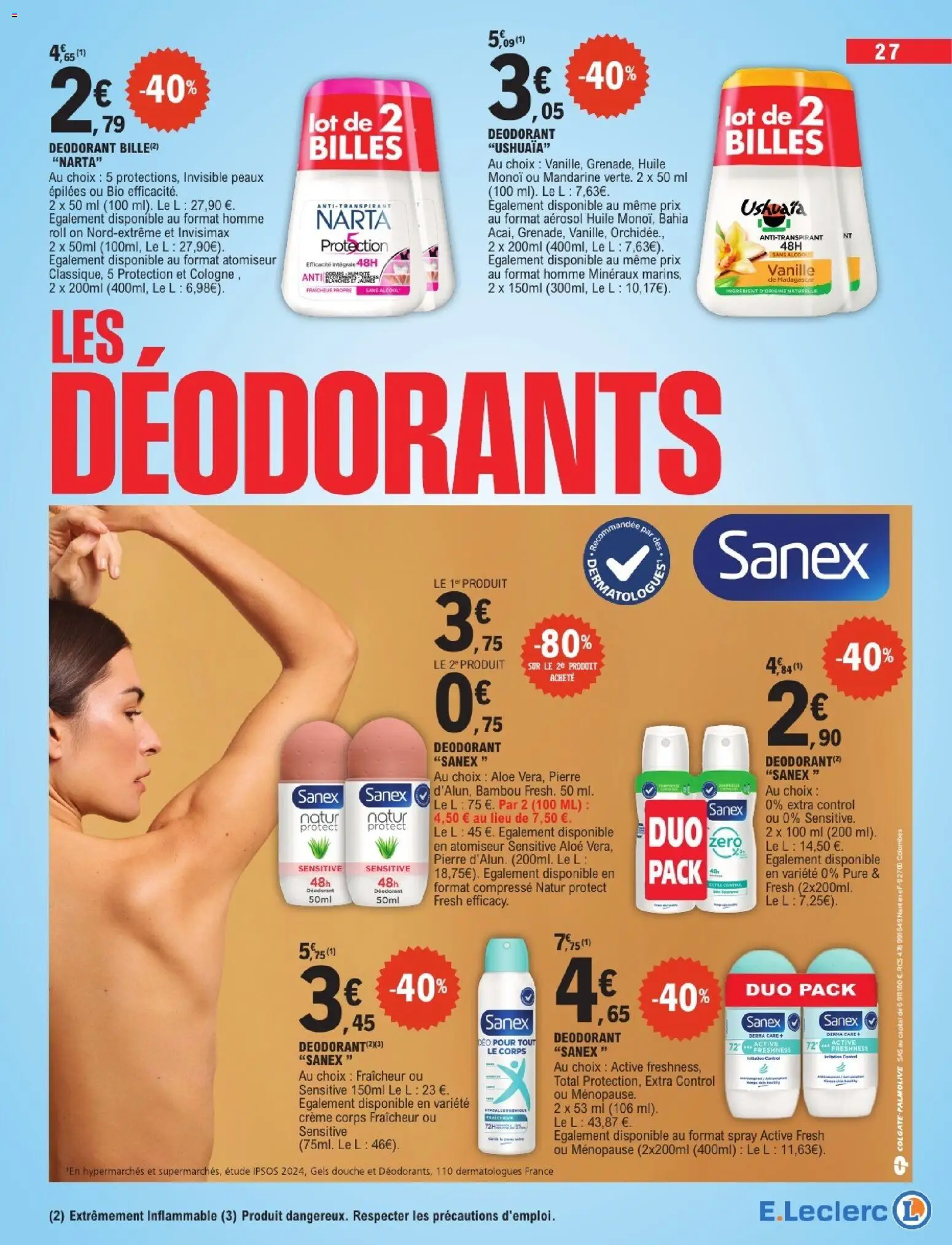 {H1} | Page: 27 | Produits: Alcool, Orchidée, Douche, Crème