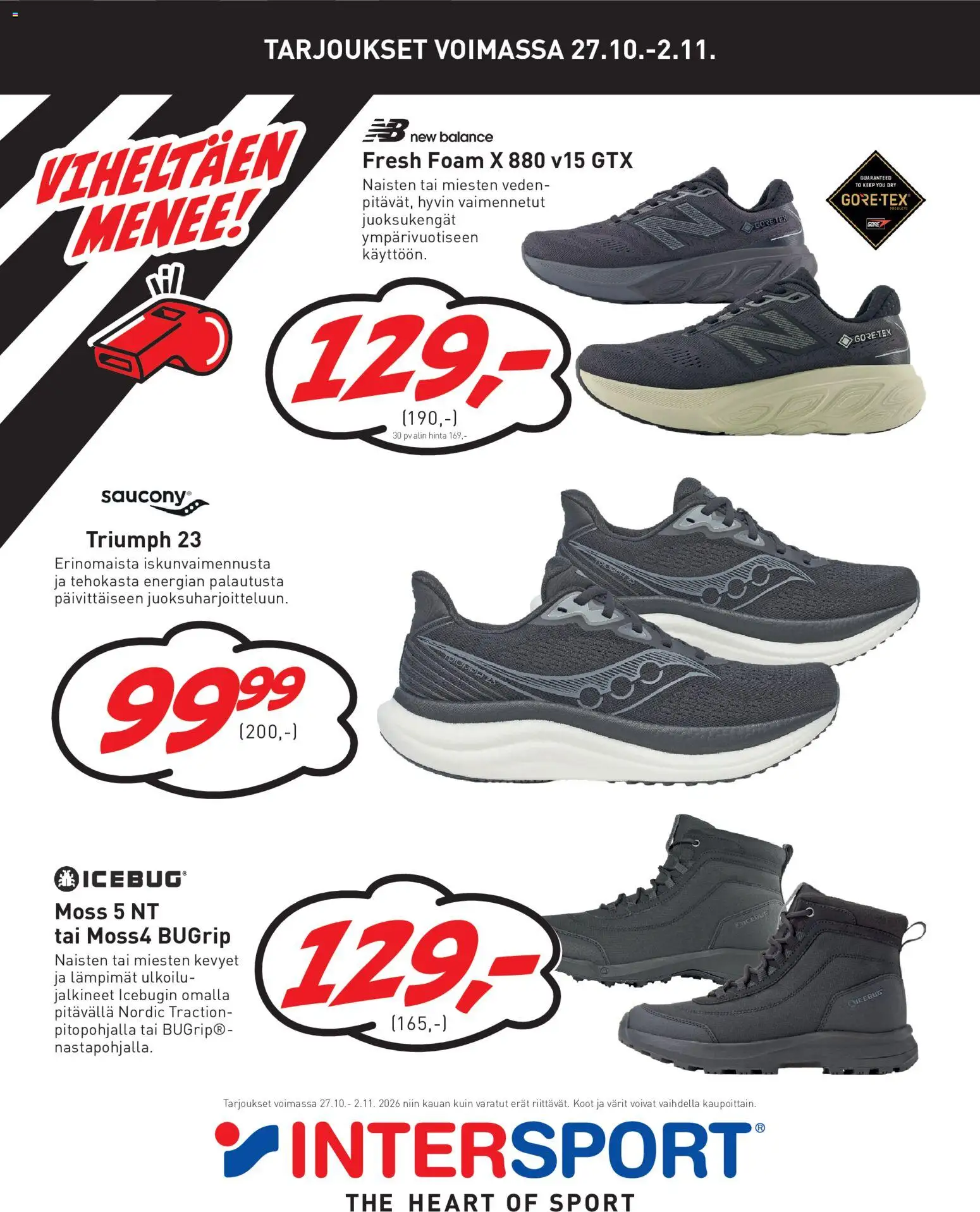 Intersport tarjoukset – voimassa 27/10/2026 alkaen | Sivu: 16
