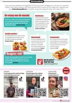 Dirk folder Lekker Doen  lente 2026 - Voorbeeld van een folder van Dirk, geldig van 07-09-2026 | Pagina: 65 | Producten: Pan, Mozzarella, Bladerdeeg, Gember