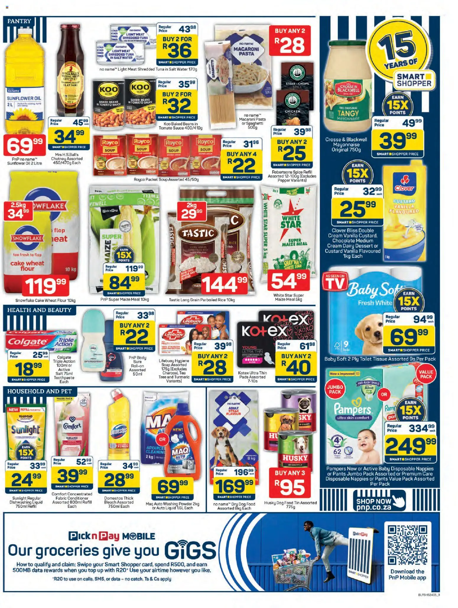 New Pick n Pay catalogue – valid from 09.04.2026 | Page: 3 | Products: Cake, Tuna, Sim, Steak