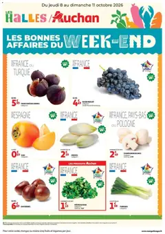 Auchan - Prévisualisation de Auchan les bons plans du week-end dans votre hyper valide à partir de 08/10/2026
