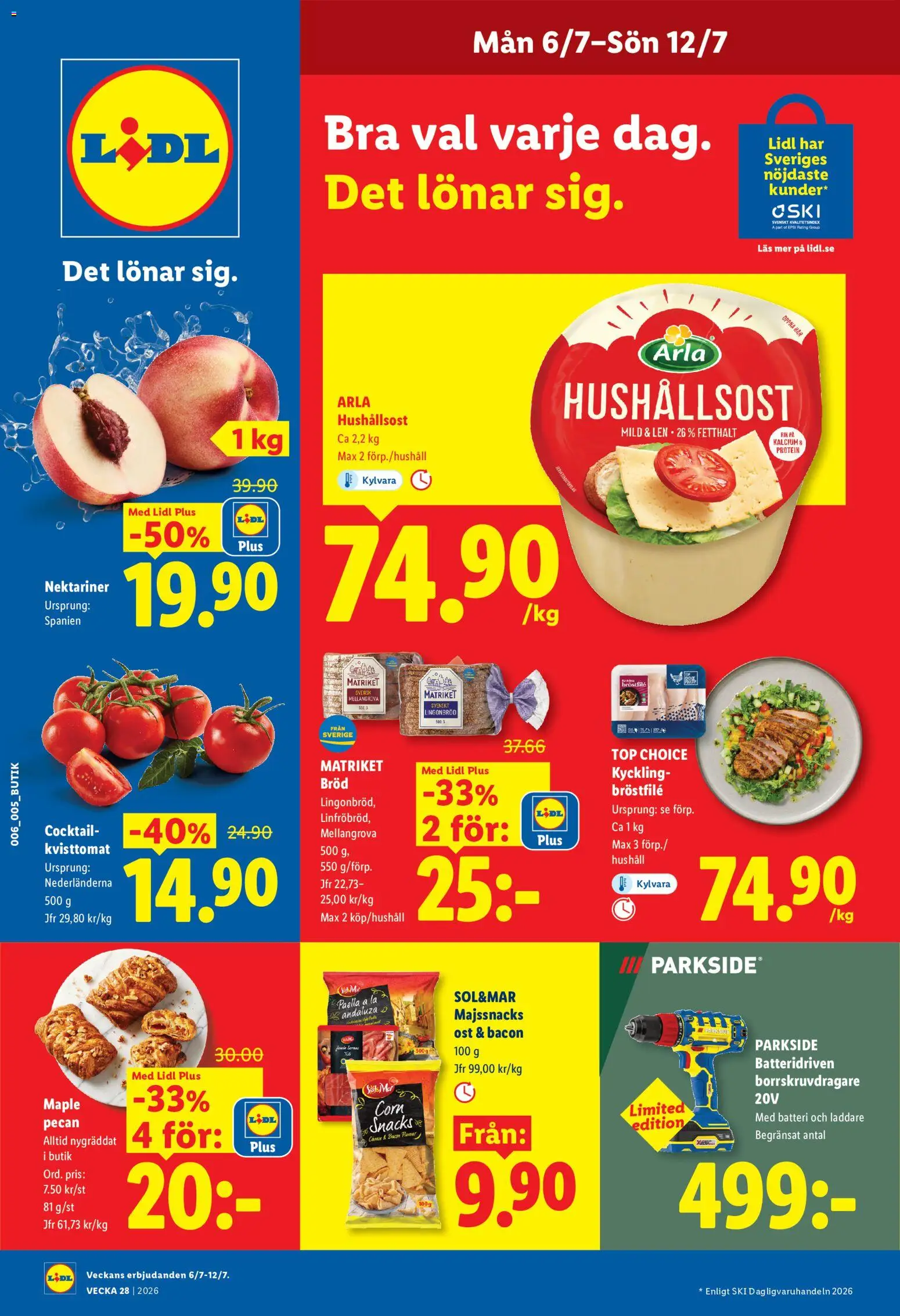 Lidl reklamblad aktuell från 06/07/2026 | Sida: 1