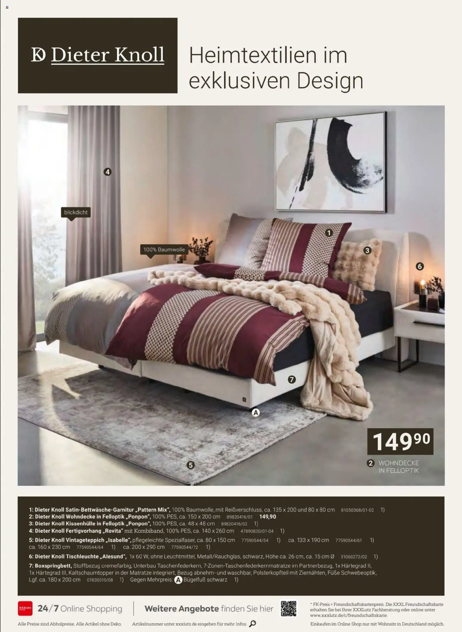 XXXLutz Schöner Einrichten – gültig ab 01.09.2026 | Seite: 34 | Produkte: Matratze
