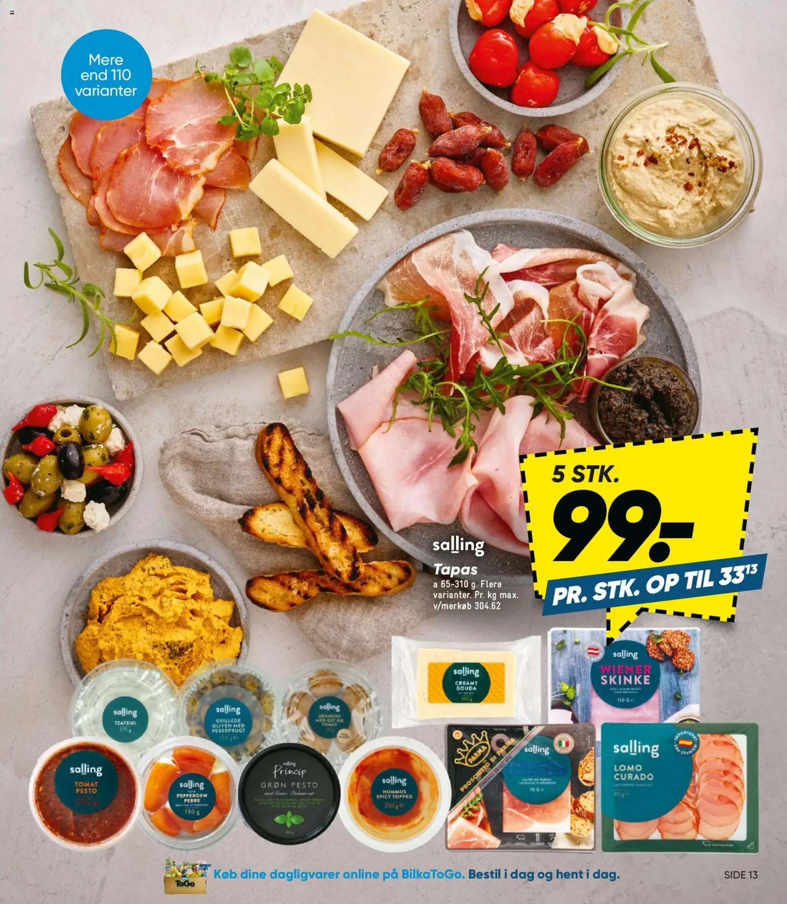 Bilka tilbudsavis – gyldig fra 12.06.2026 | Side: 14 | Produkter: Tzatziki, Pesto, Oliven, Peberfrugt