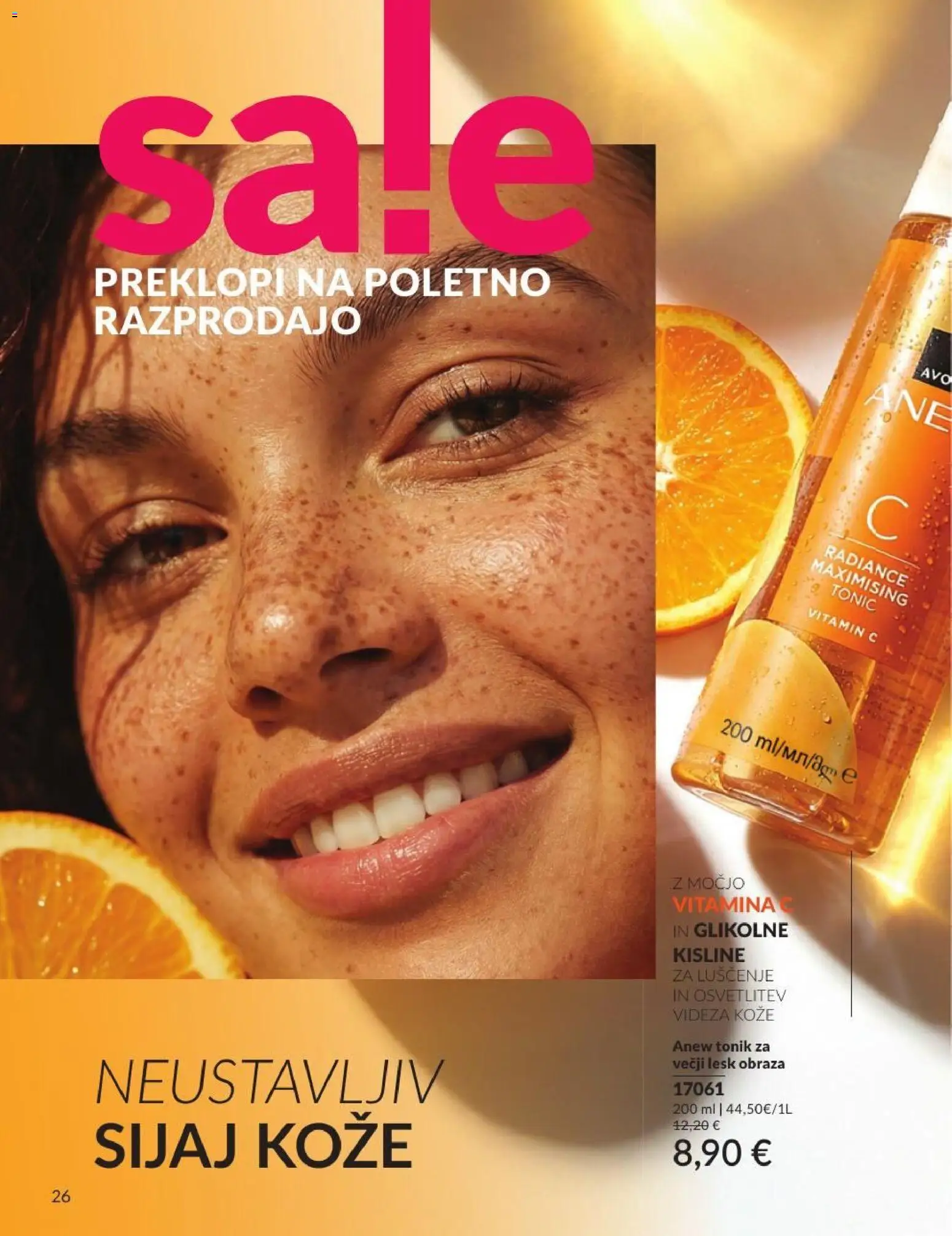 Novi Avon katalog ponudbe – veljaven od 30.06.2026 | Stran: 26 | Izdelki: Tonik
