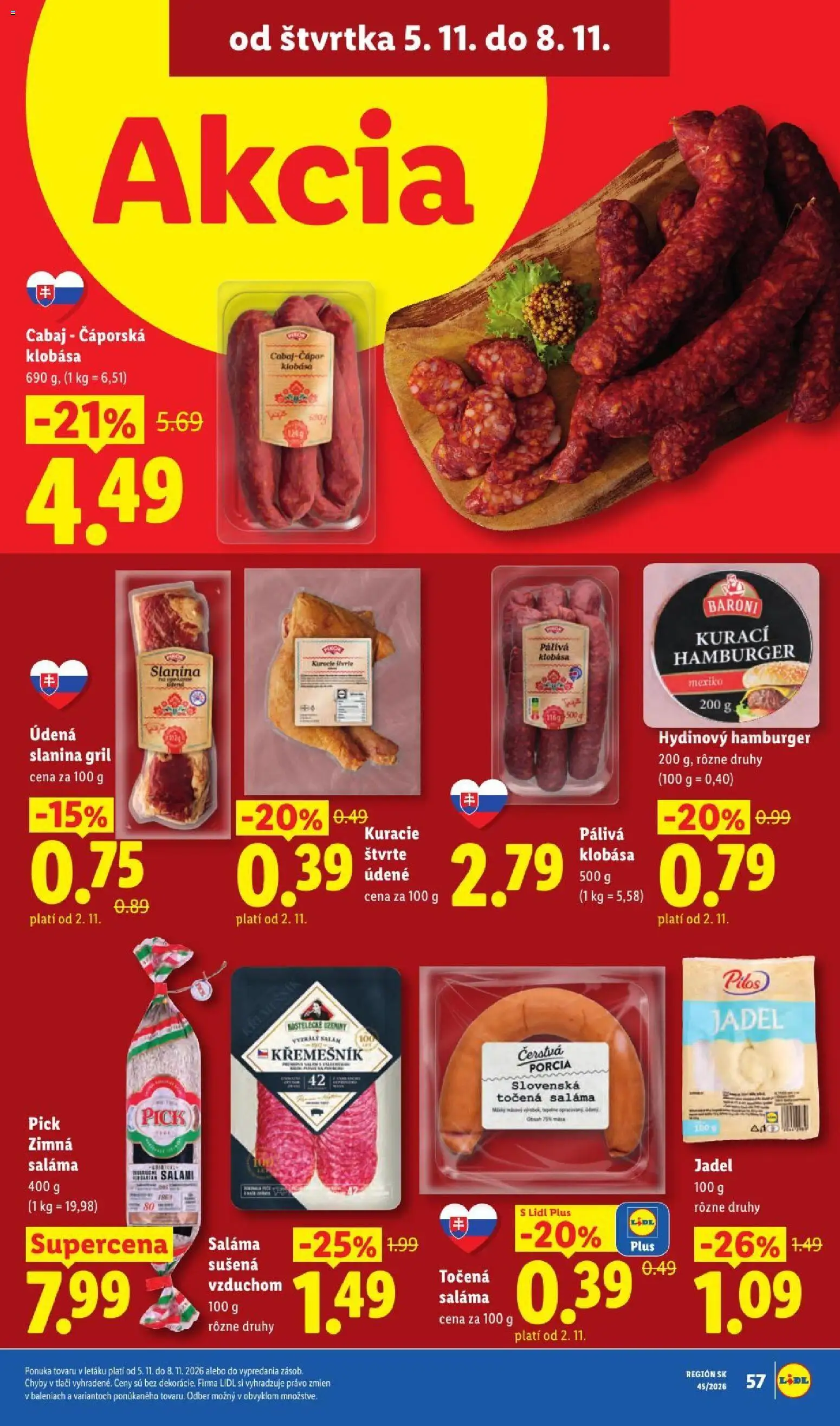 Nové Lidl akcie – leták je platný od 02.11.2026 | Strana: 81
