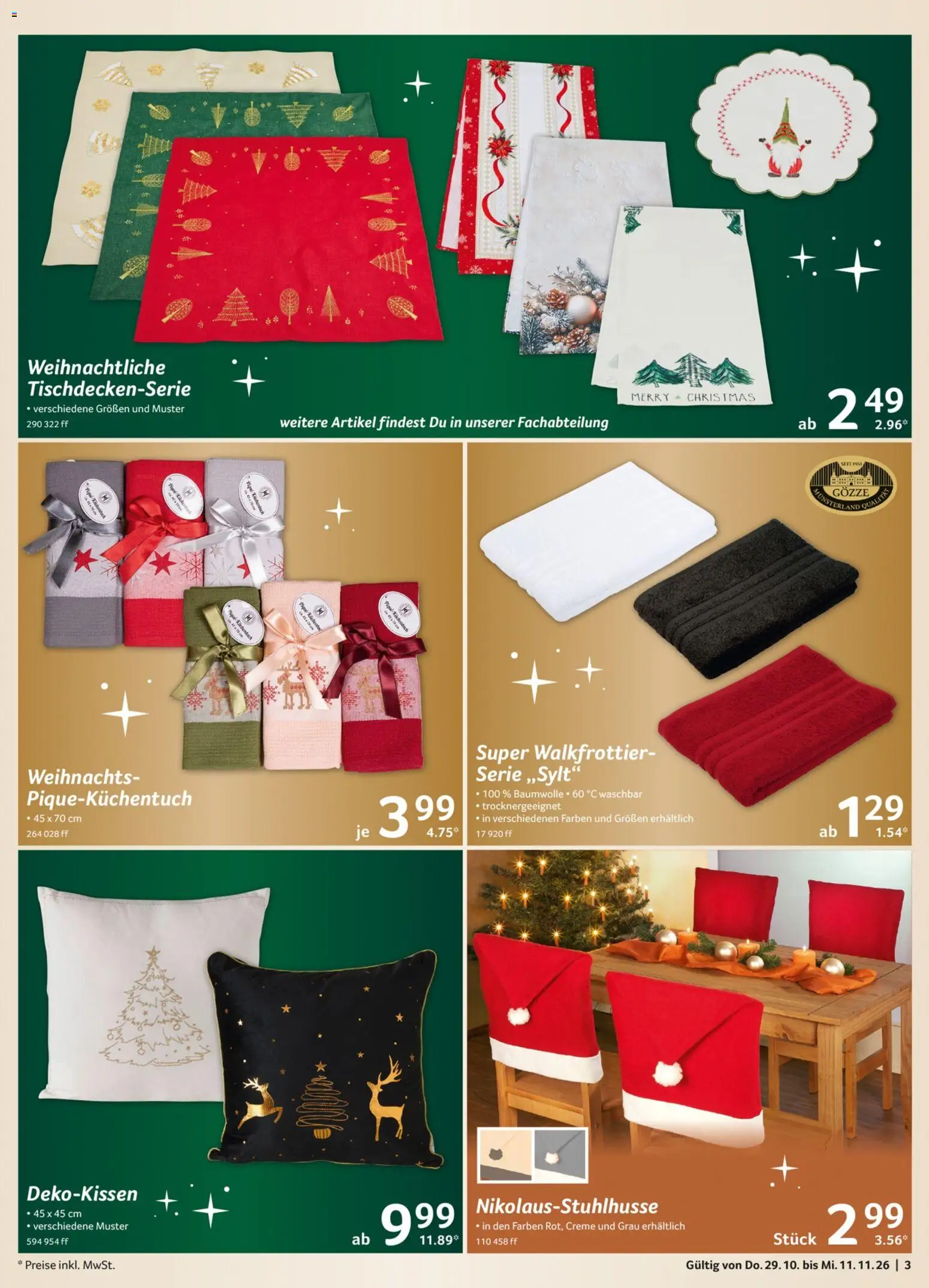 Selgros Weihnachten Spezial – gültig ab 29.10.2026 | Seite: 3 | Produkte: Creme