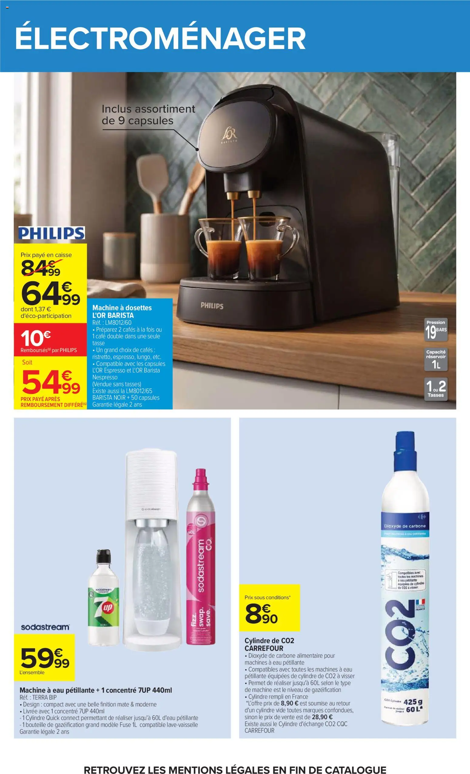 {H1} | Page: 69 | Produits: Lave-vaisselle, Sodastream, Café, Tasses