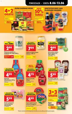 Pogląd oferty "Biedronka gazetka od poniedziałku" - ważna od 08.06.2026 | Strona: 57 | Produkty: Ketchup, Kukurydza słodka, Kukurydza, Sery