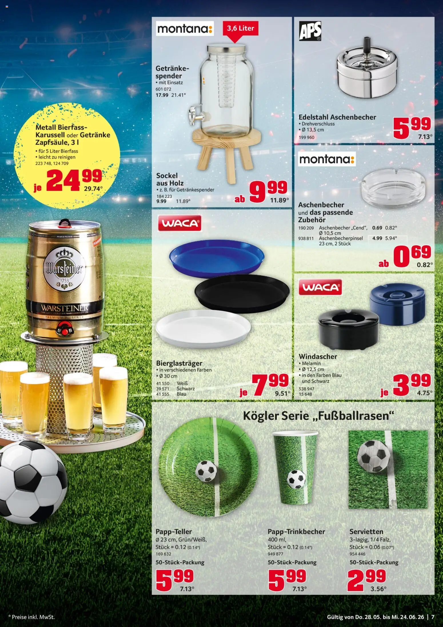 Selgros Fussball Sommer – gültig ab 28.05.2026 | Seite: 7 | Produkte: Warsteiner