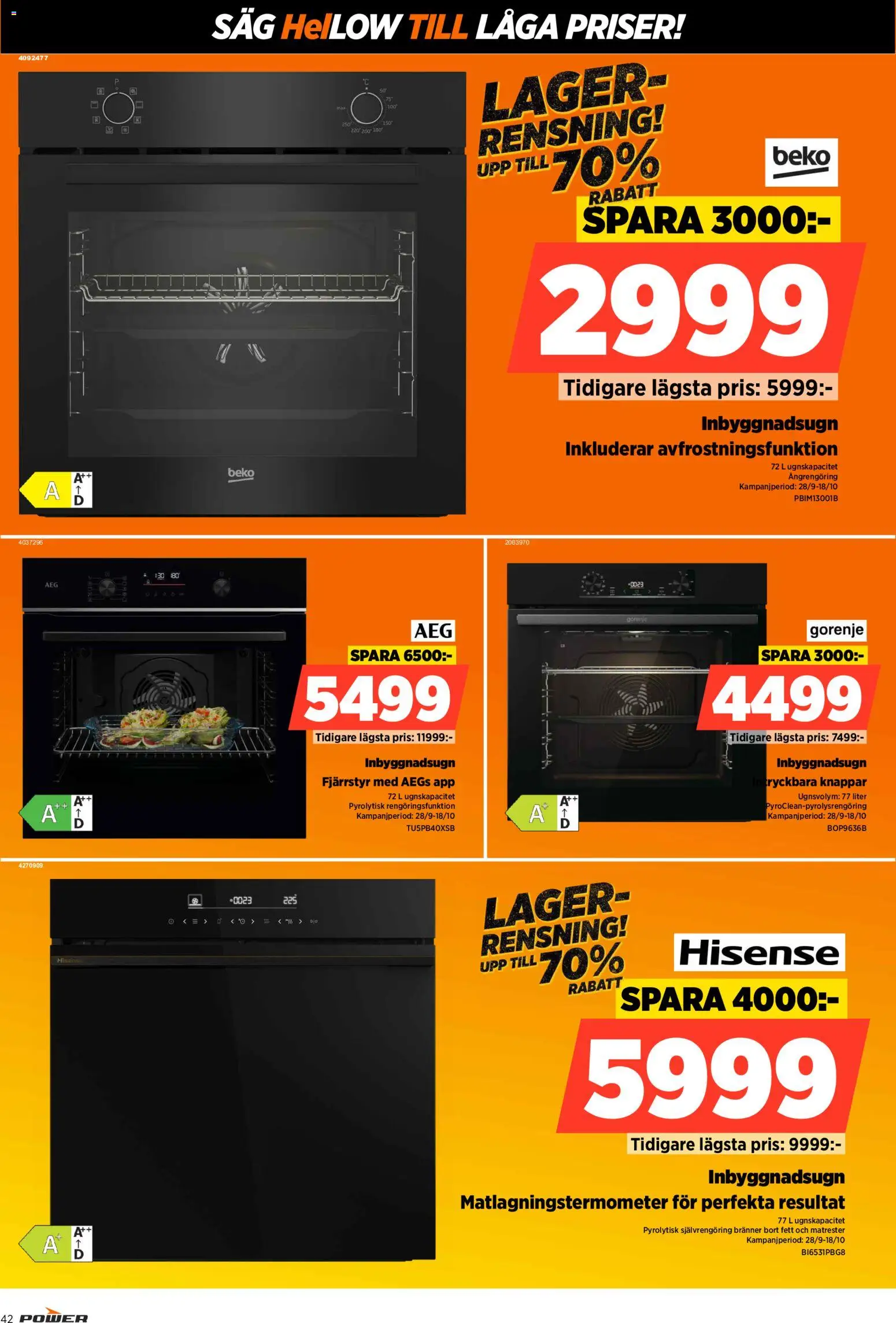 Power reklamblad aktuell från 28/09/2026 | Sida: 42 | Produkter: Såg
