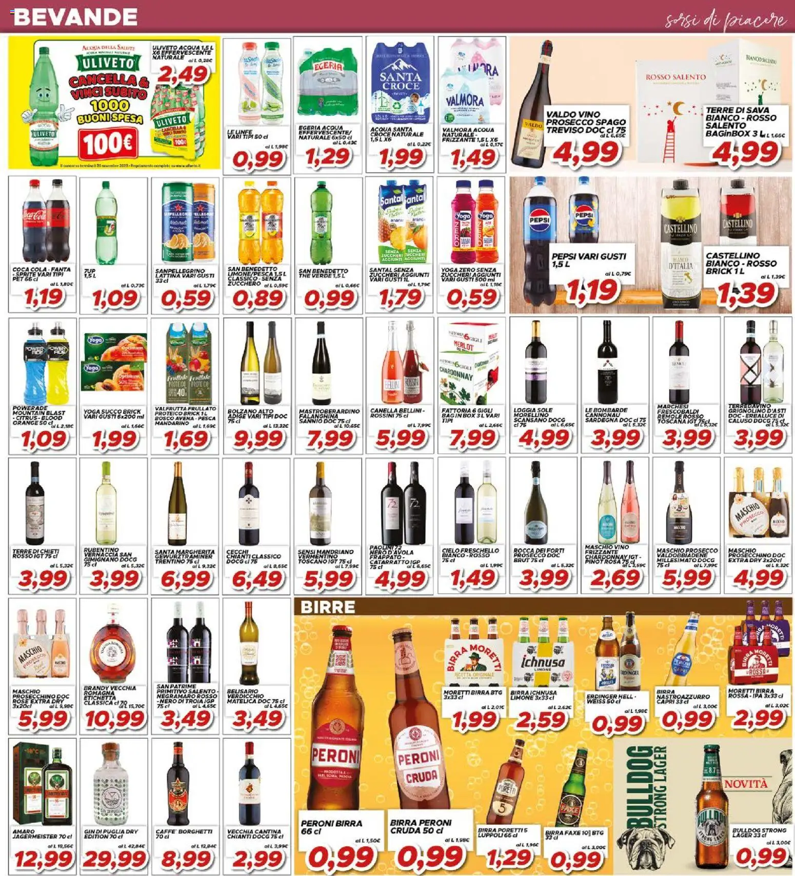 Volantino Ma Supermercati del 08.05.2026 | Pagina: 14 | Prodotti: Prosecco, Acqua, Zucchero, Limone