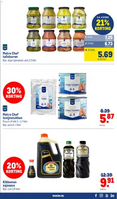 Makro folder - Voorbeeld van een folder van Makro, geldig van 21-10-2026 | Pagina: 43 | Producten: Pot, Salade, Sojasaus