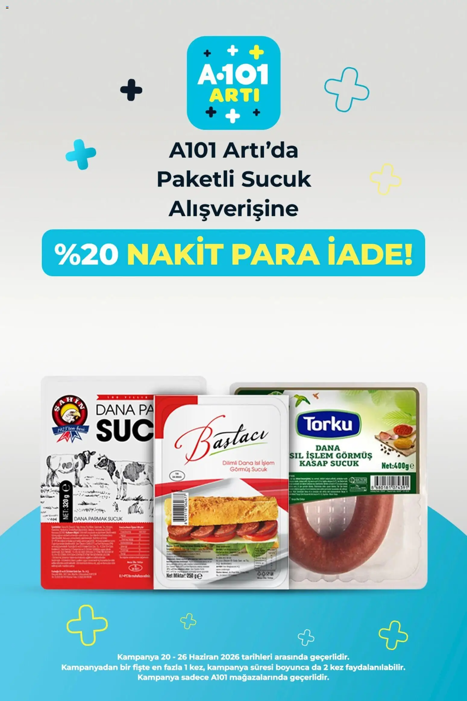 A101 - Arti - 20 Haziran 2026 tarihinden itibaren geçerlidir | Sayfa: 1