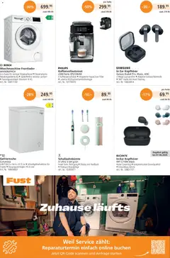 Fust aktionen ab 26.05.2026 gültig | Seite: 40 | Produkte: Gefriertruhe, Kaffeevollautomat, Kopfhörer, Bosch