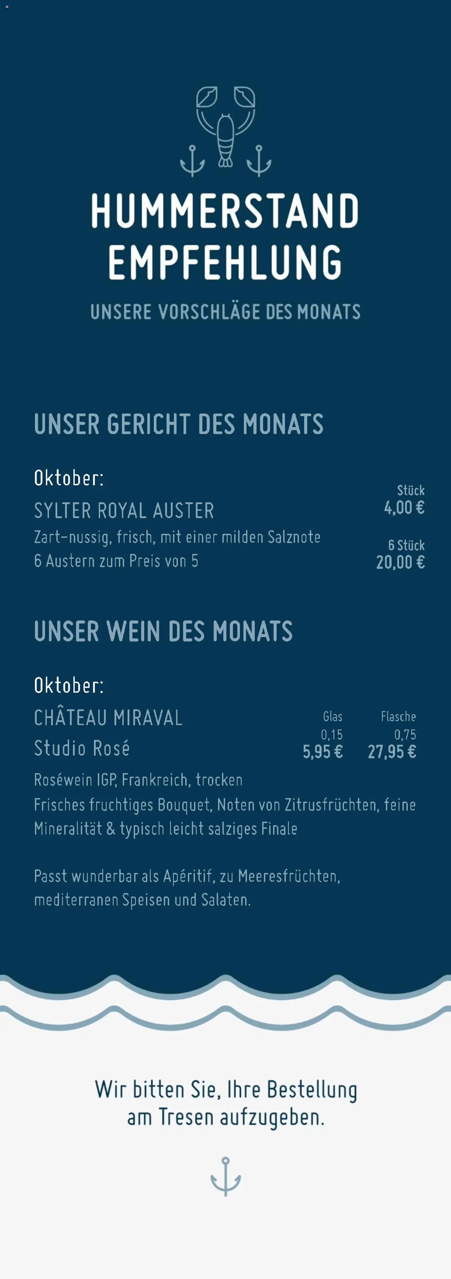 Edeka Struve Hummerstand – gültig ab 01.10.2026 | Seite: 2 | Produkte: Rosewein, Wein