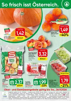 Spar Flugblatt ab 24.09.2026 gültig | Seite: 20