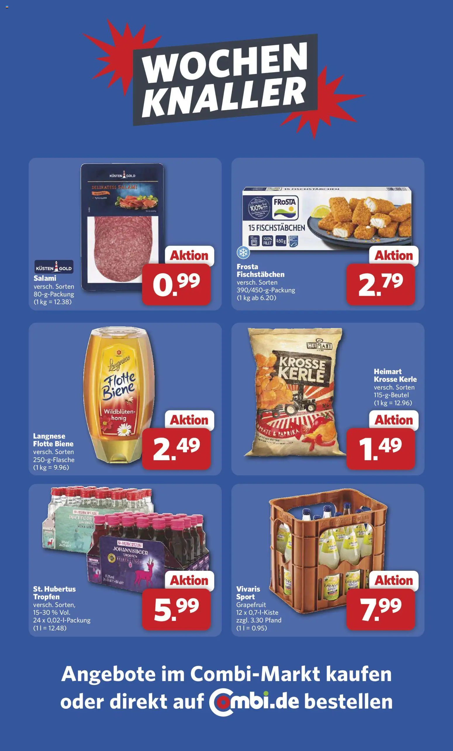 Combi Prospekt 	 – gültig ab 18.05.2026 | Seite: 29 | Produkte: Langnese, Likör, Fischstabchen, Salami