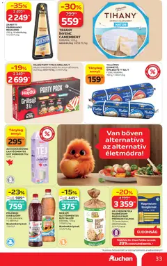 Auchan akciós újság - amely érvényes a következő dátumtól: 07.05.2026 | Oldal: 33